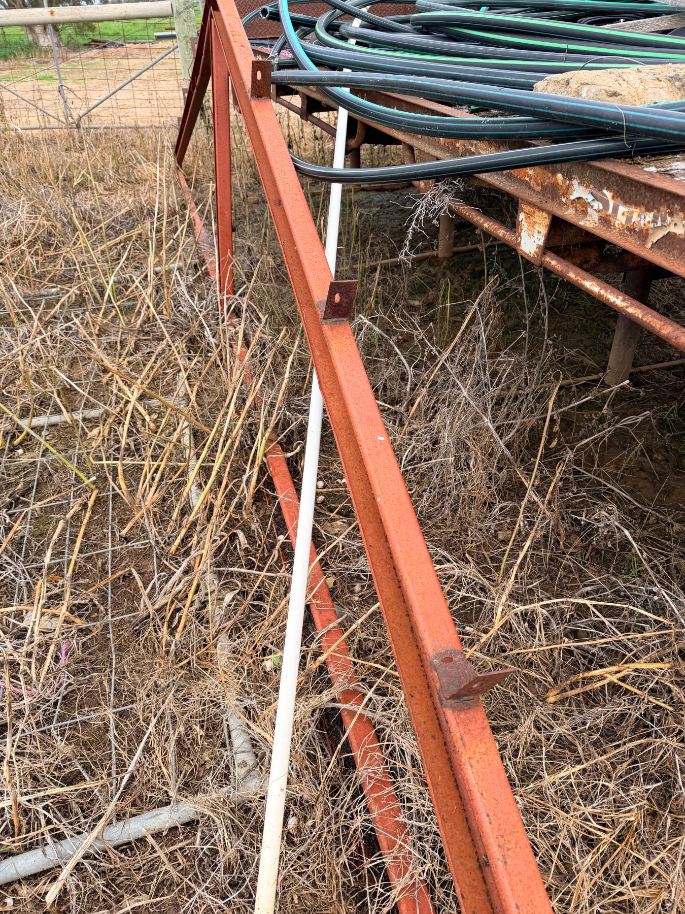 Home made "A frame" steel truss - photo 2