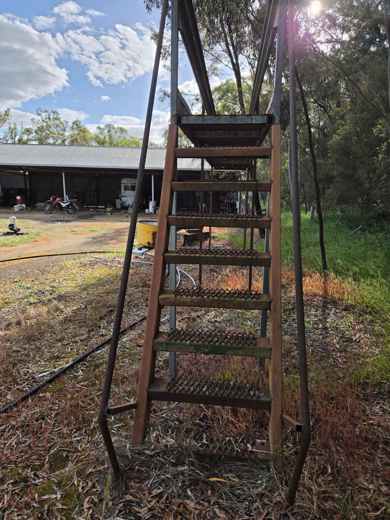 Used - O/head Gantry with Stairs & Safety Rails - photo 3