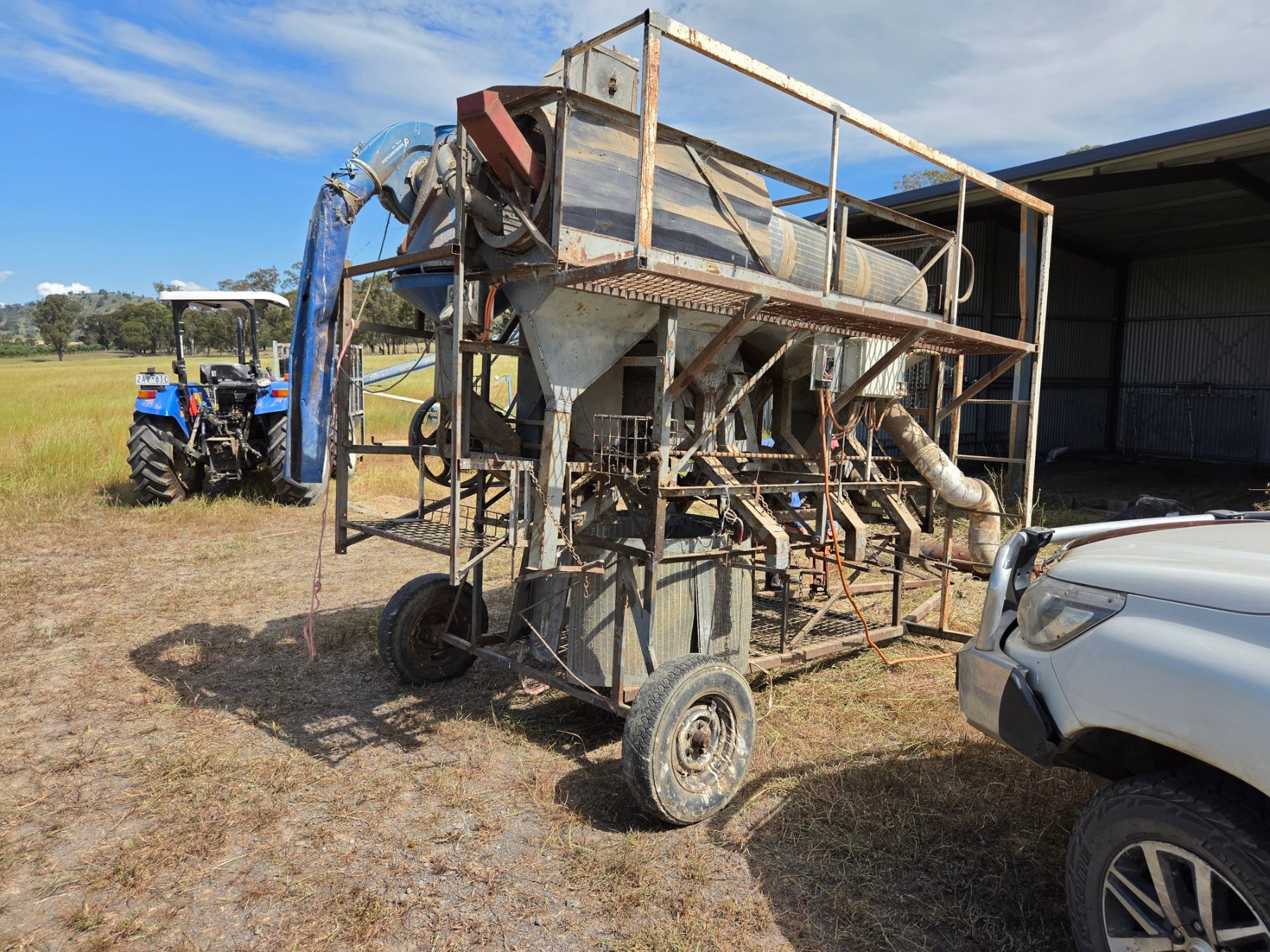 Used - Trailing Hannaford Seed Cleaner - photo 1