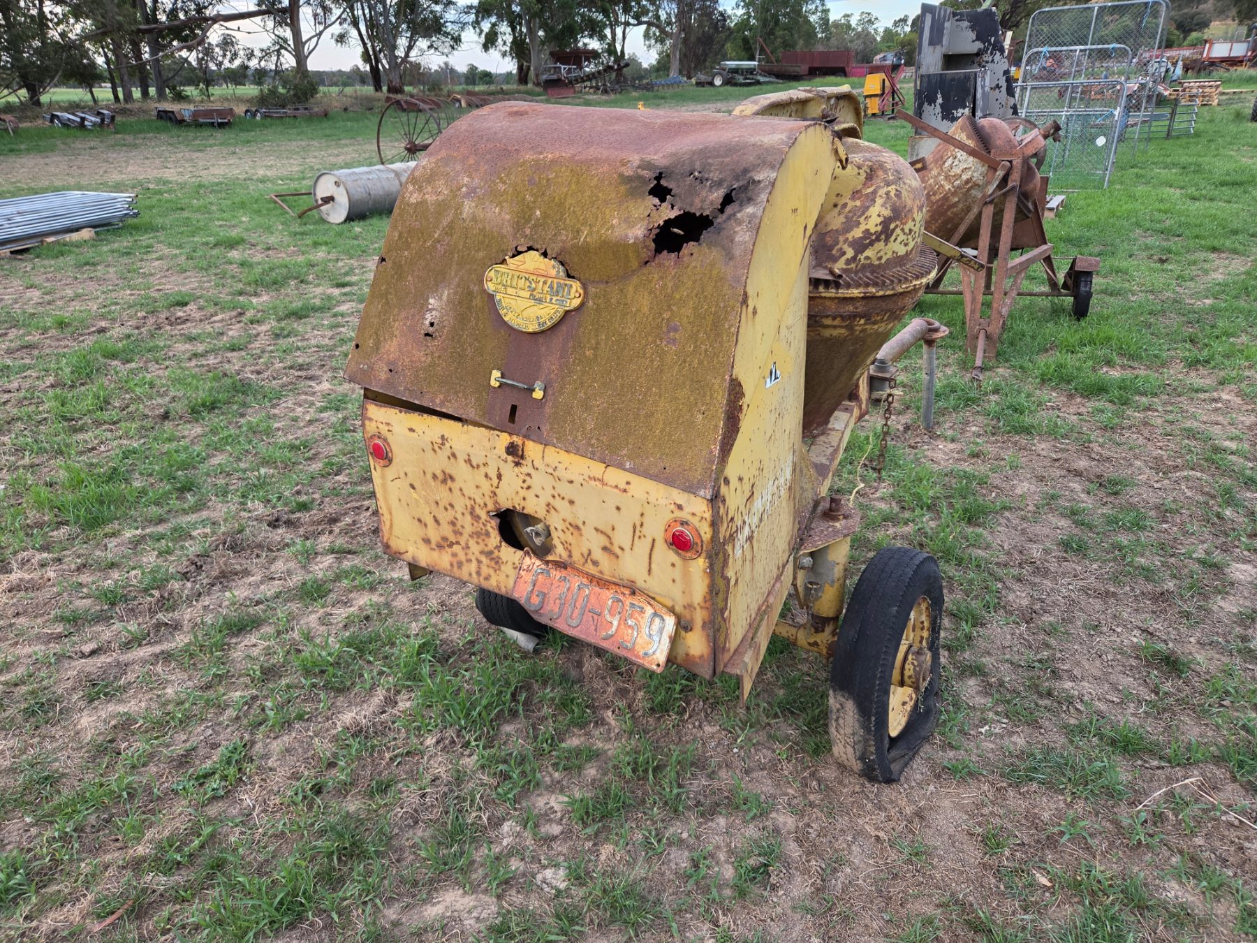 Used - Britstand Industrial Cement Mixer - photo 3