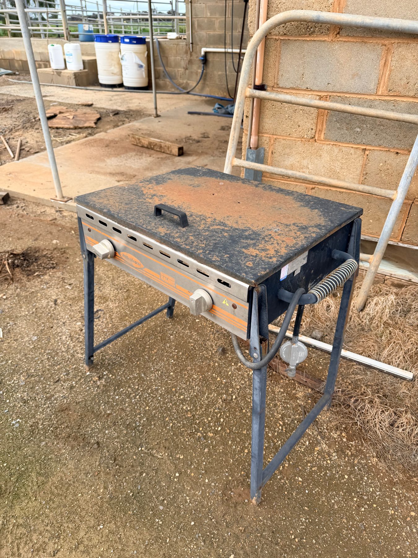 2 burner gas BBQ