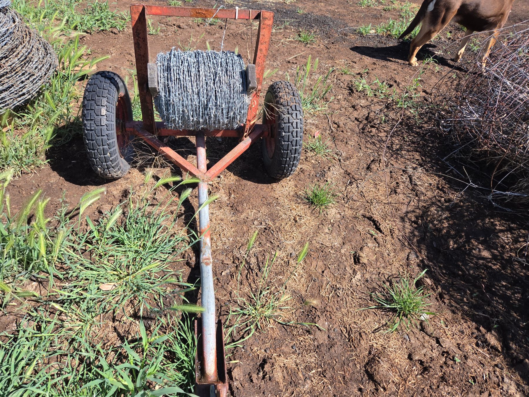 Used - ATV Barbwire Wind-out Trolley - photo 2