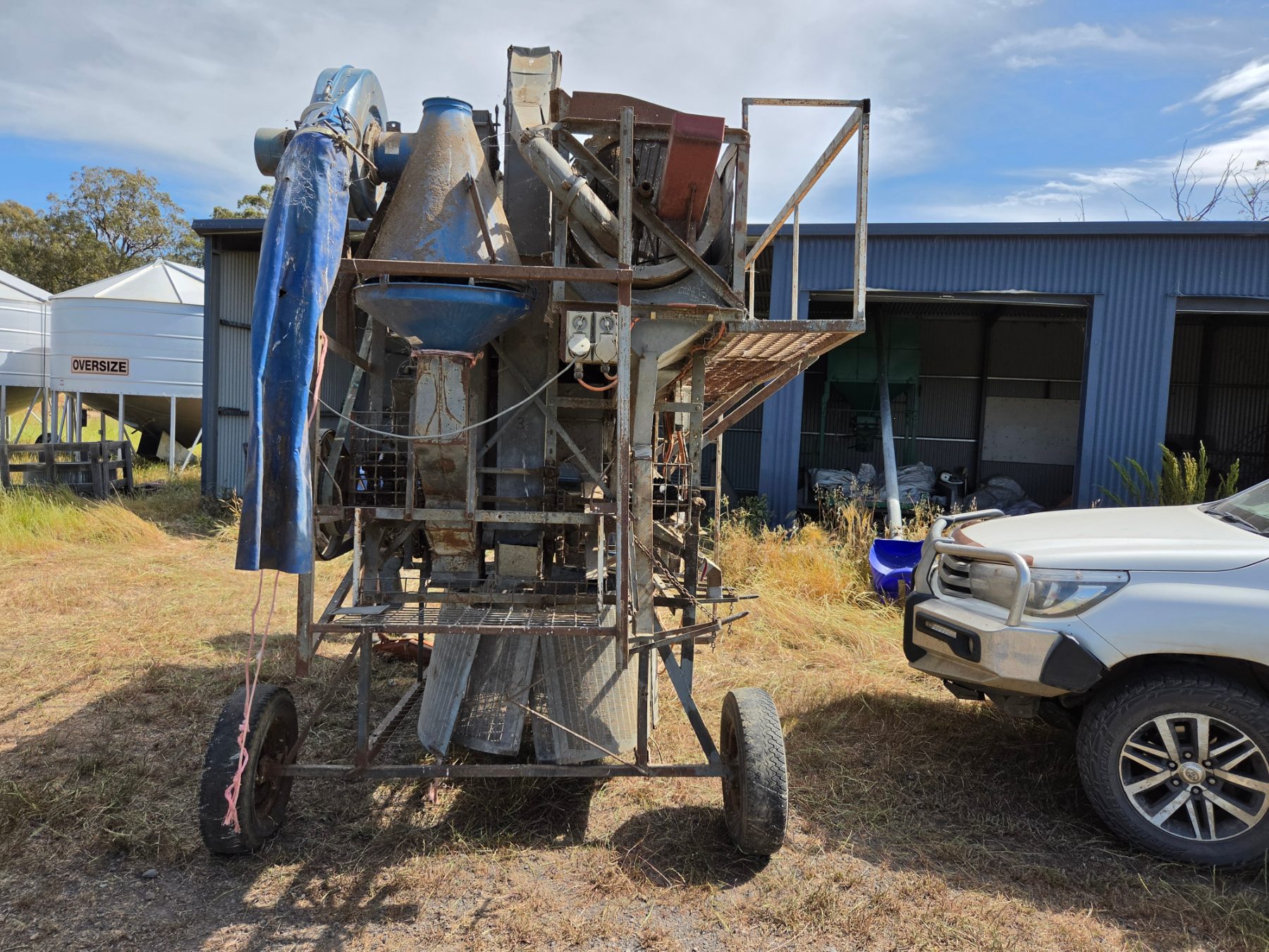 Used - Trailing Hannaford Seed Cleaner - photo 2