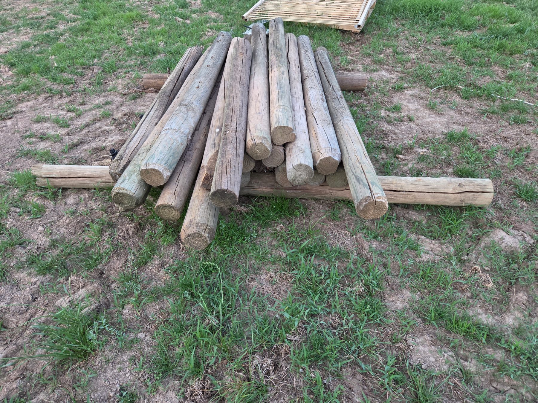 Used - x Assorted Pine Posts - photo 3