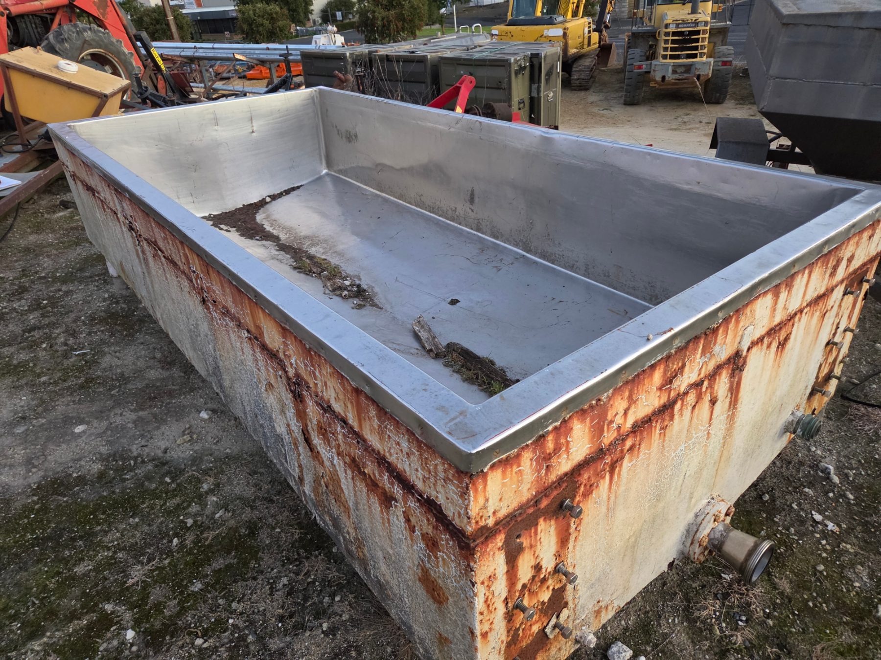 Stainless Steel Wash Vat 1.4 x 3.1m - photo 2