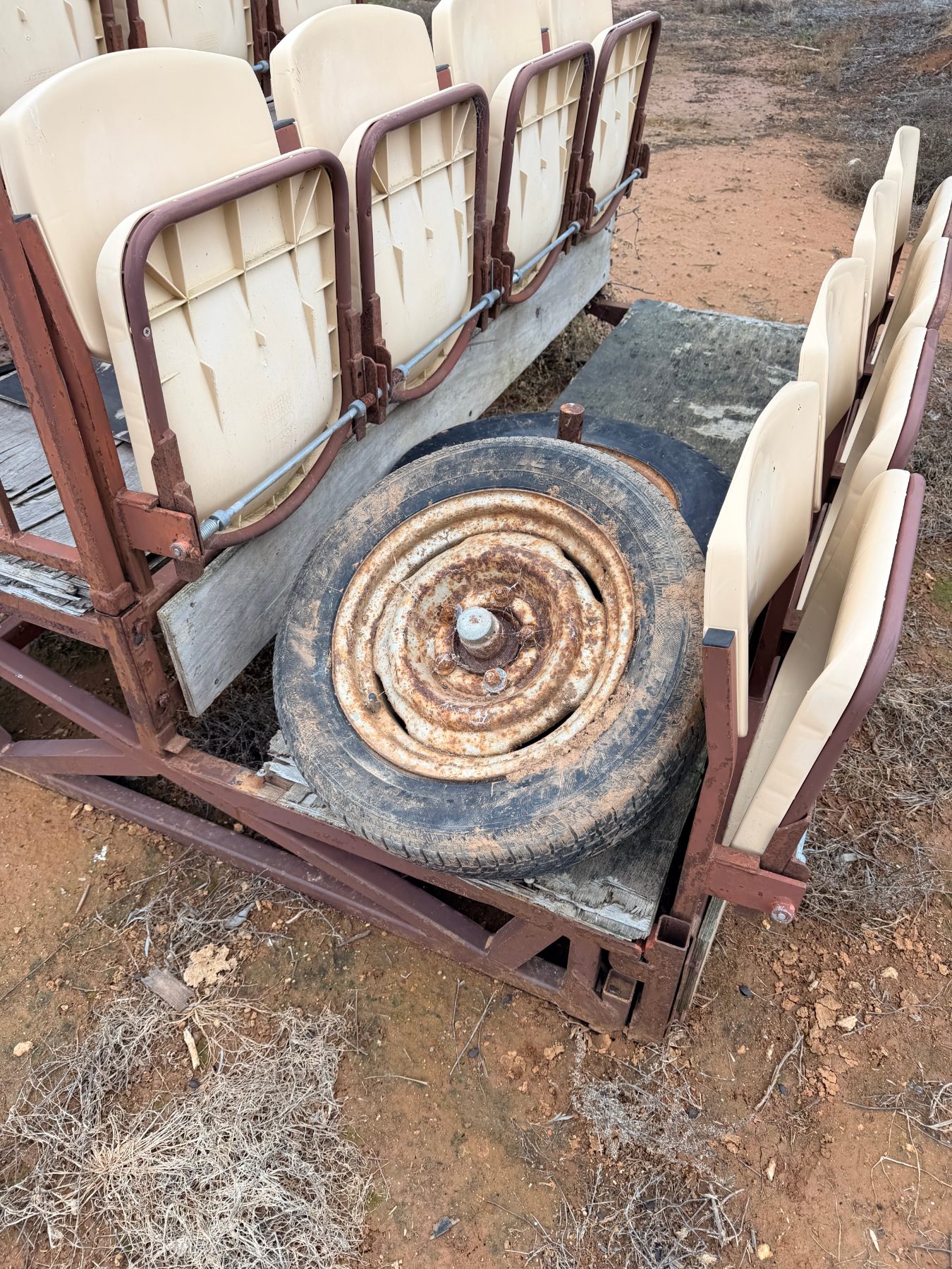 Transportable teered seating frame - photo 4