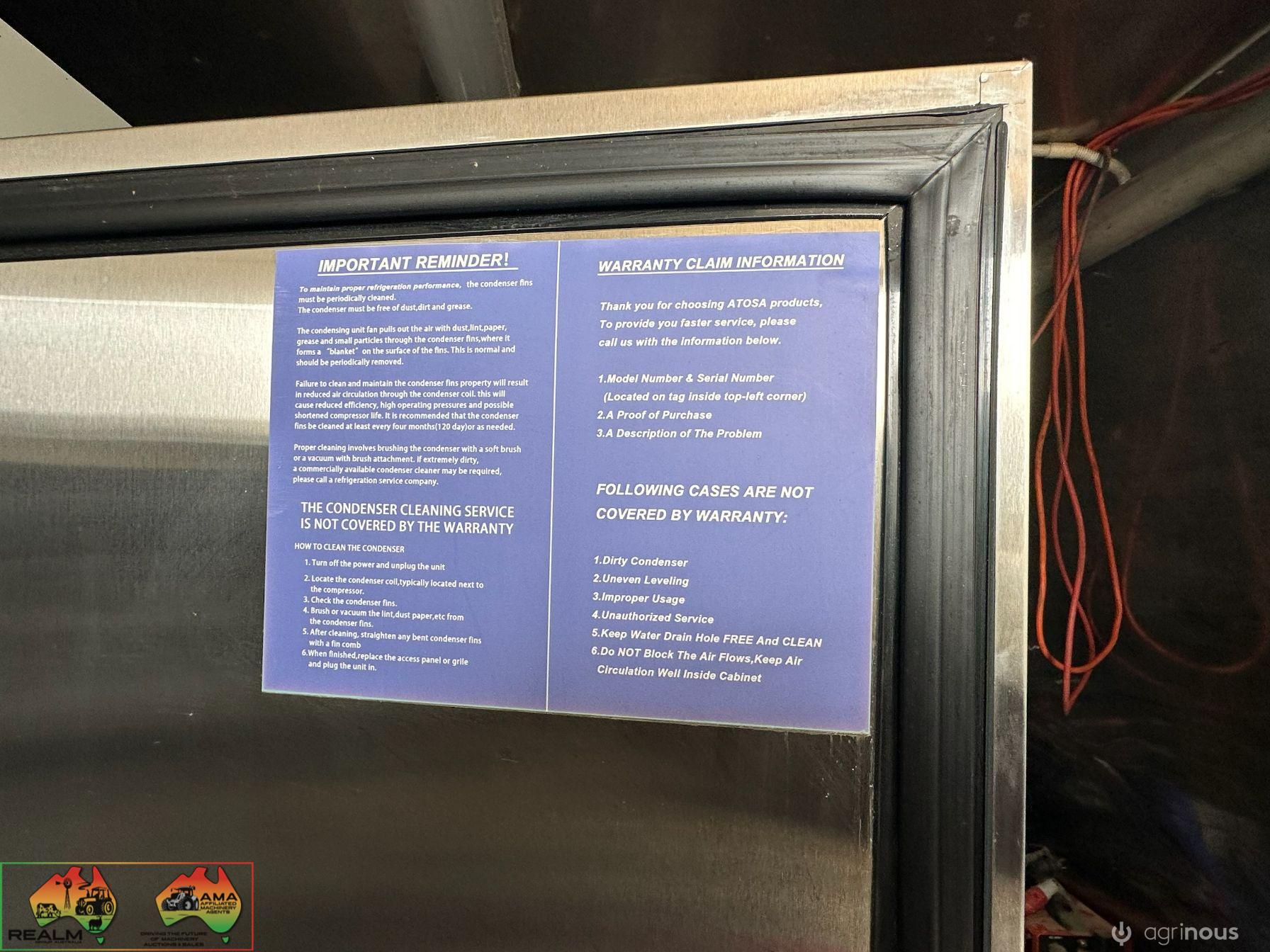 Commercial Industrial S/Steel Fridge/Freezer - photo 4