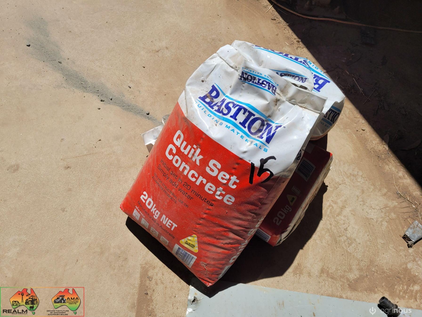 3x 20Kg Bags of Rapid Set Concrete - photo 3
