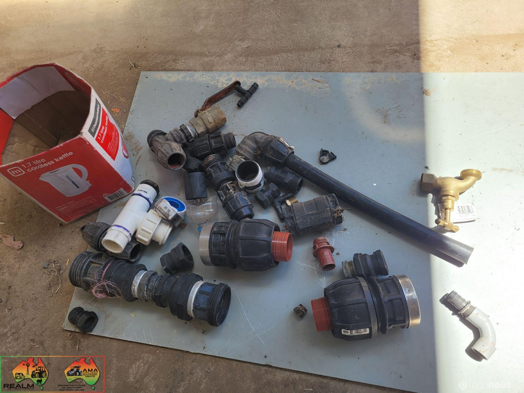 Assorted Poly Pipe Fittings - photo 2