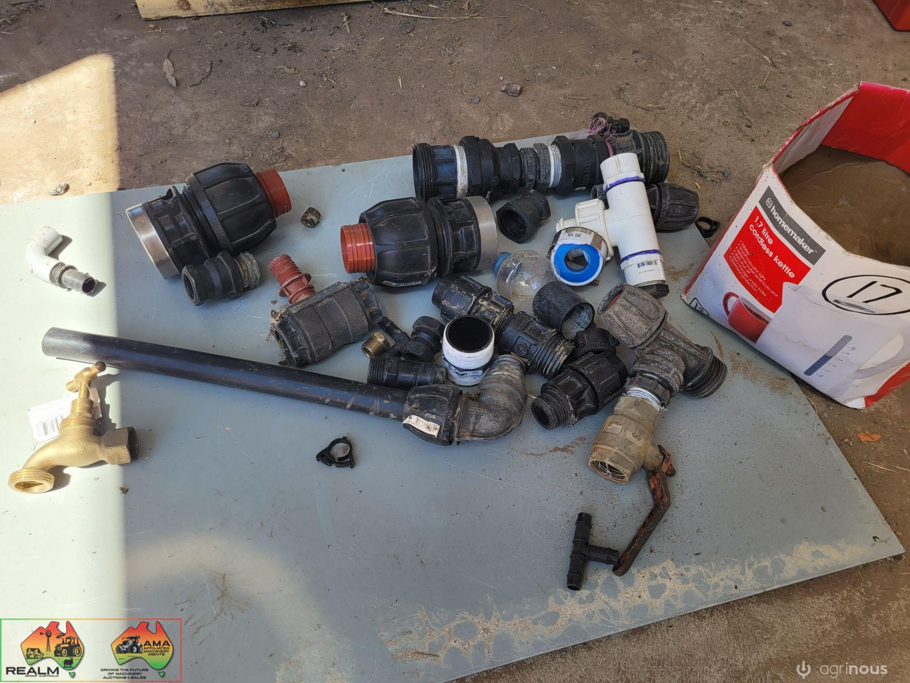 Assorted Poly Pipe Fittings