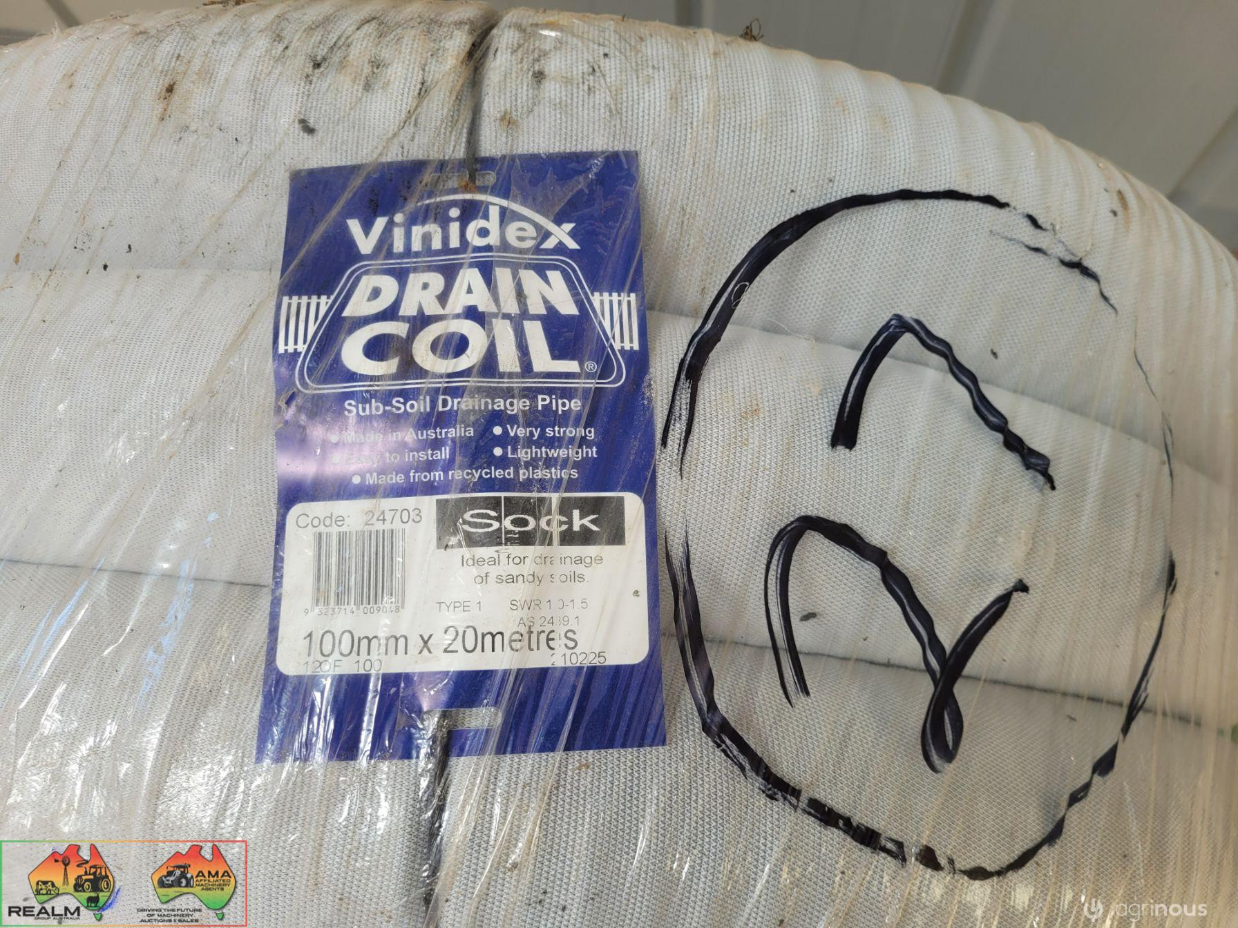 Vinidex Drain Coil with Sock (100mm x 20m) - photo 4