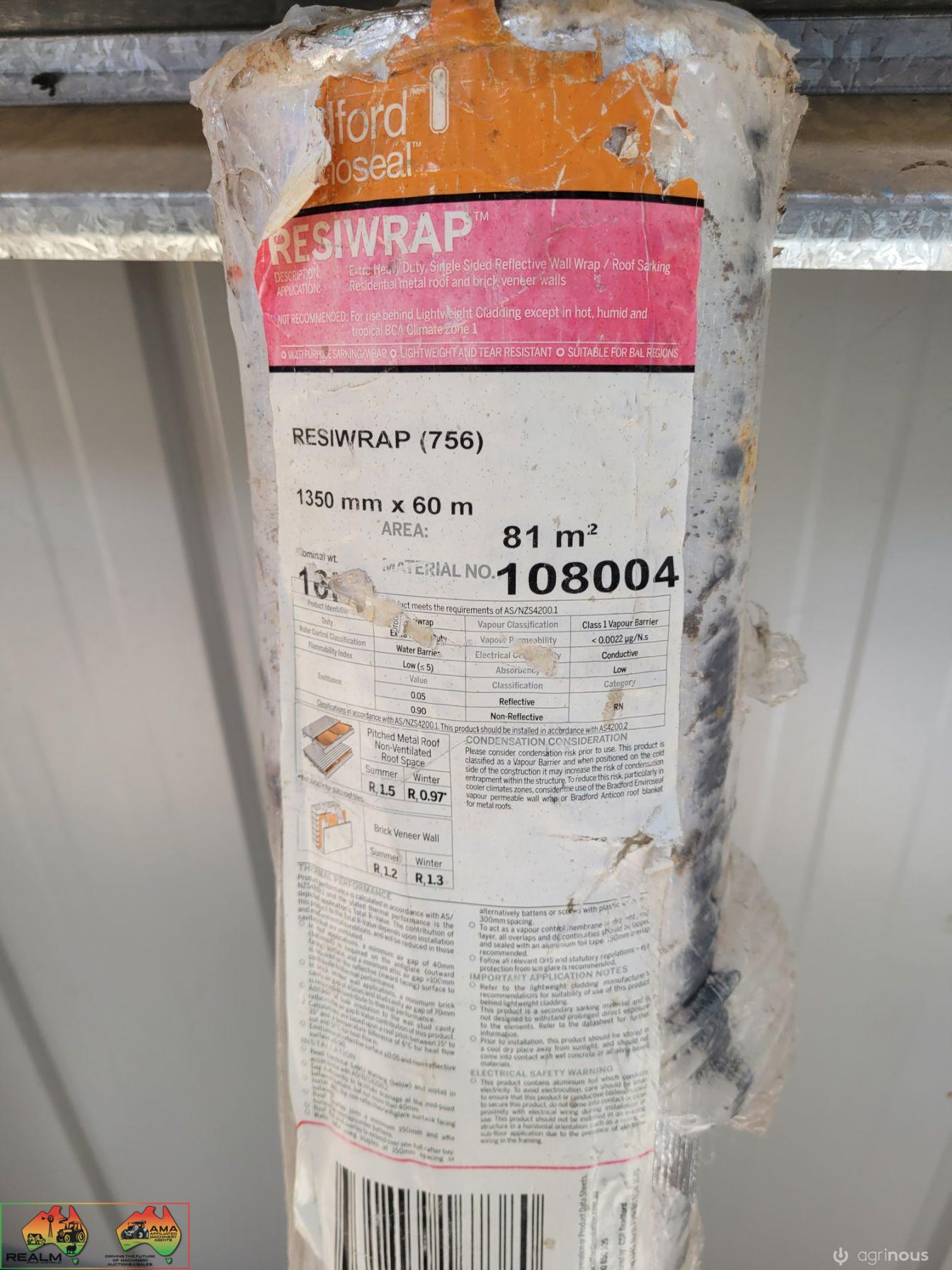 81sqm of Resi-Wrap Thermoseal Insulation Paper (1,350 x 60m) - photo 4
