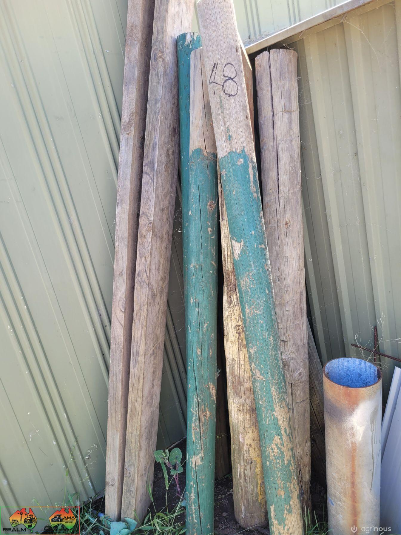 8x Pine Fence Posts - photo 2