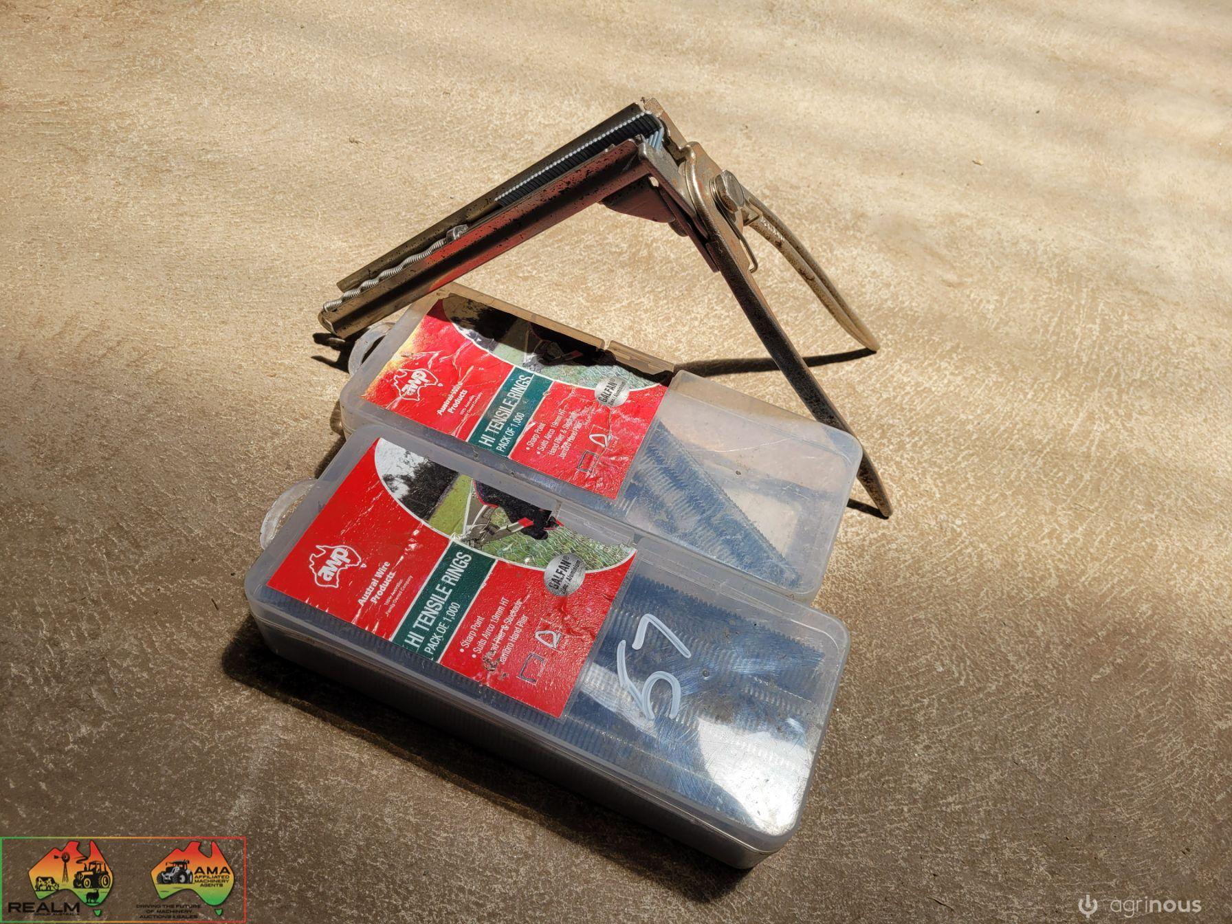 Fence Clip Staples & Applicator