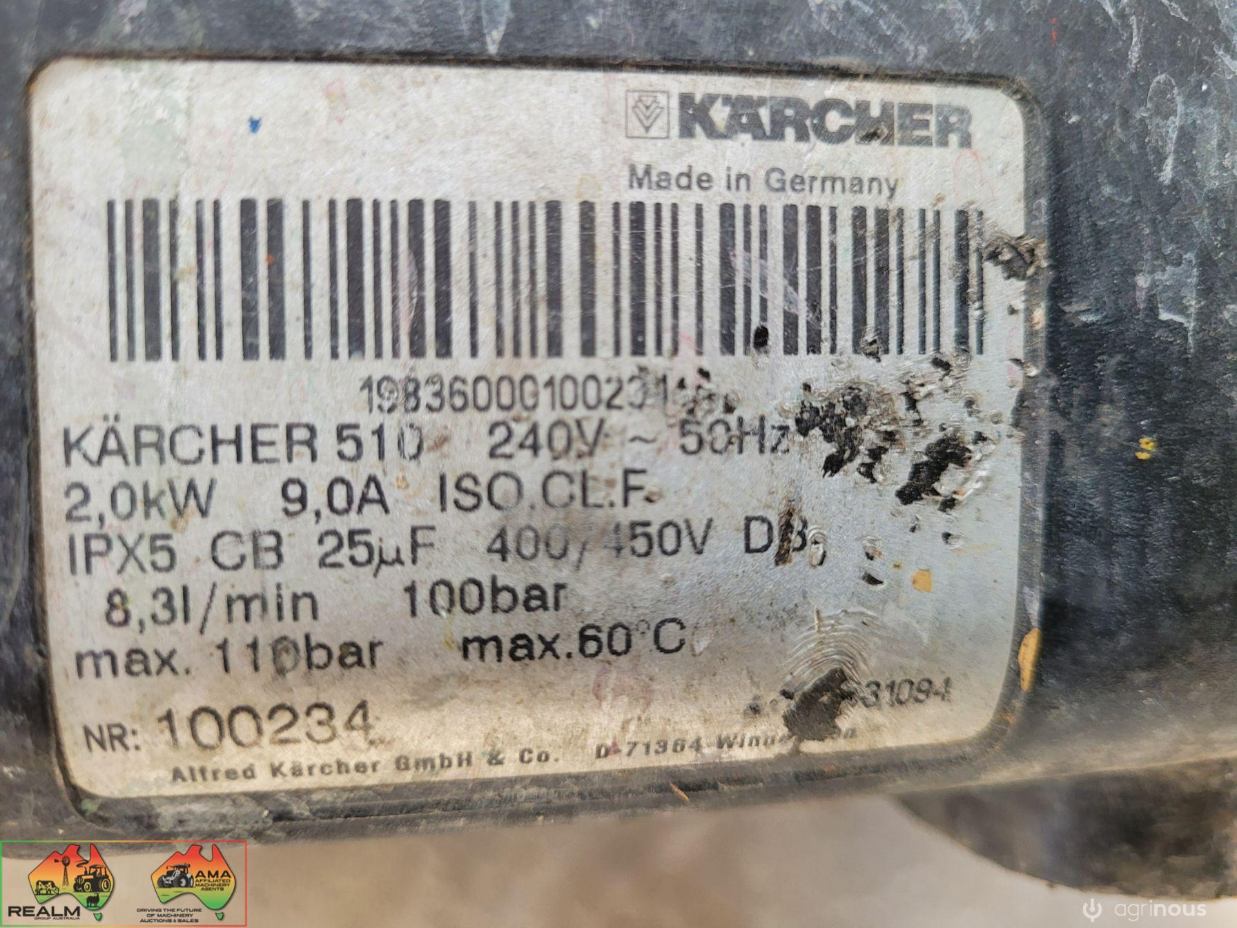 Karcher 510 Pressure Washer - photo 3