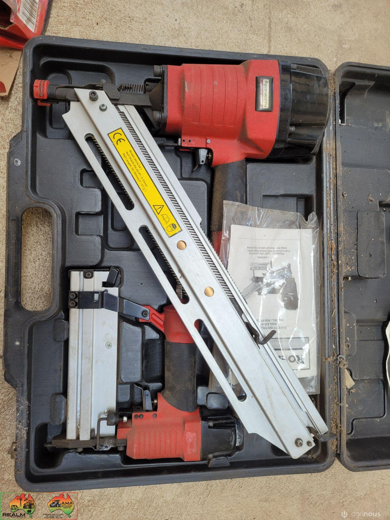 2x Rockworth Air Operated Nail Guns - photo 2