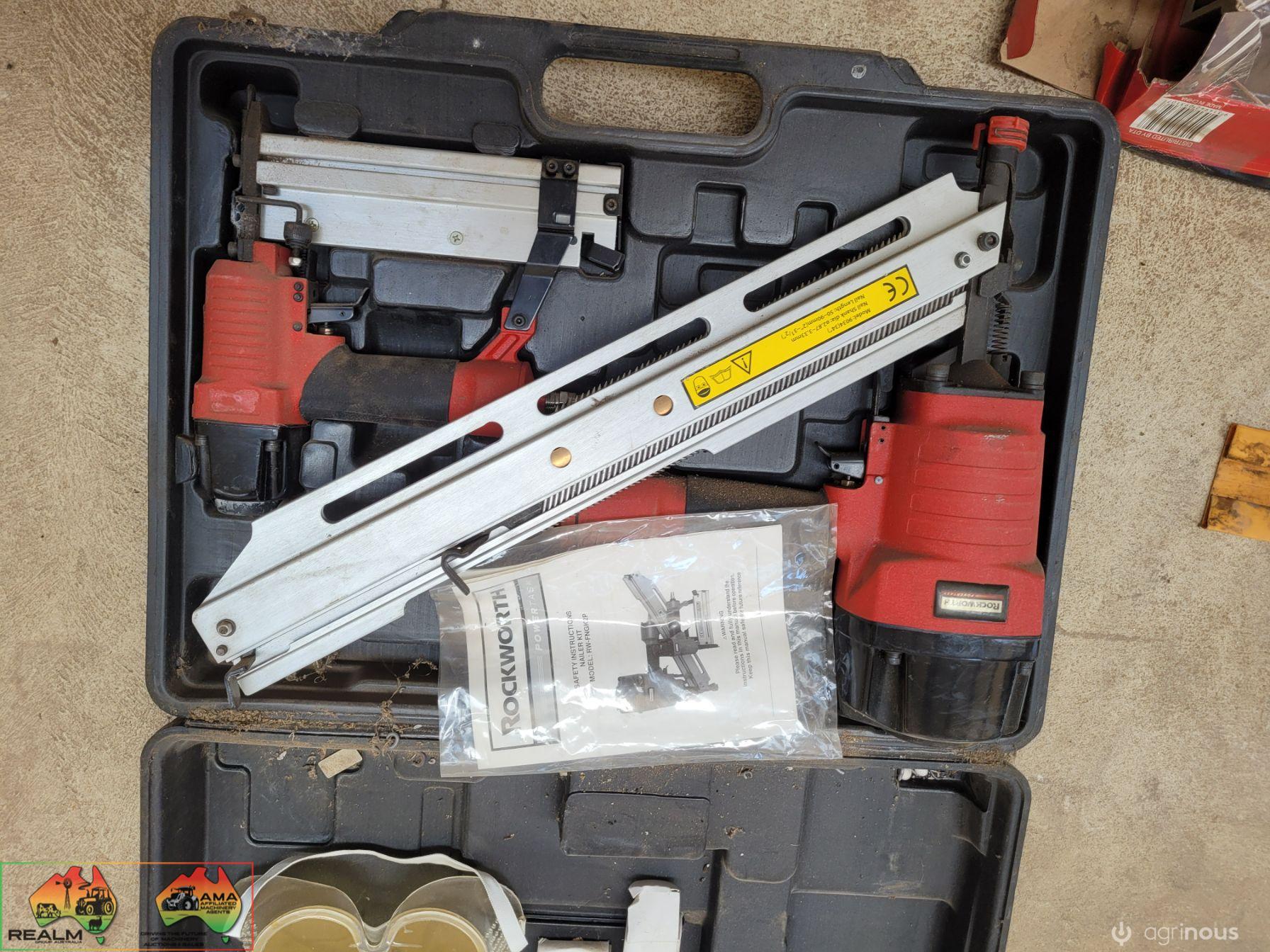 2x Rockworth Air Operated Nail Guns