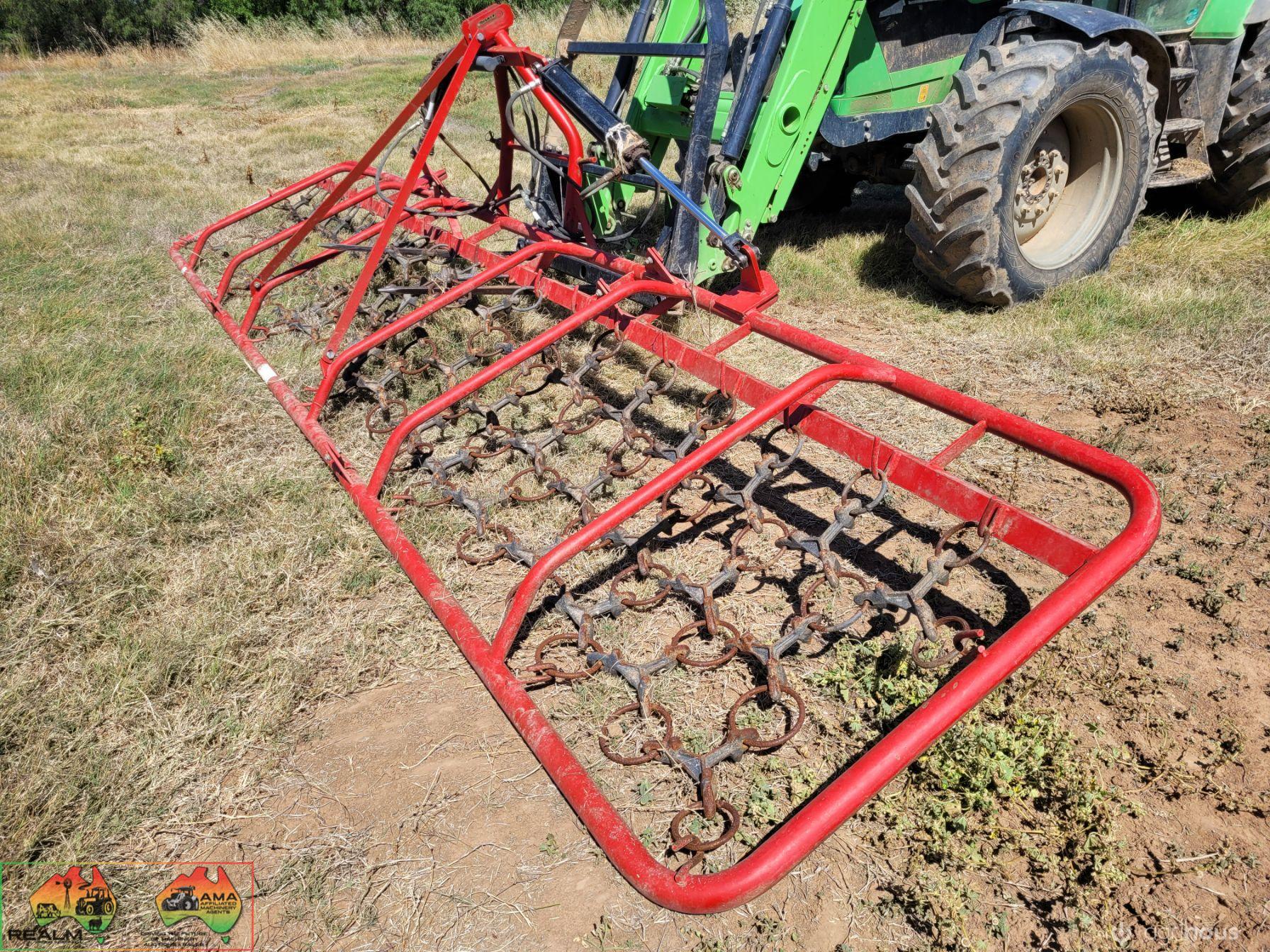 3pl Hyd. Folding 20ft Pasture Harrows (Near New Cond.) - photo 2