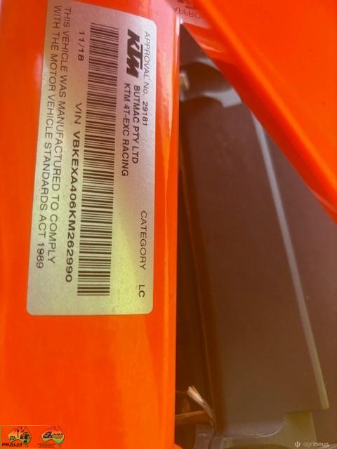 KTM 350 exc-f 2019 Like New - Excellent Condition  11hrs 443kms - photo 18
