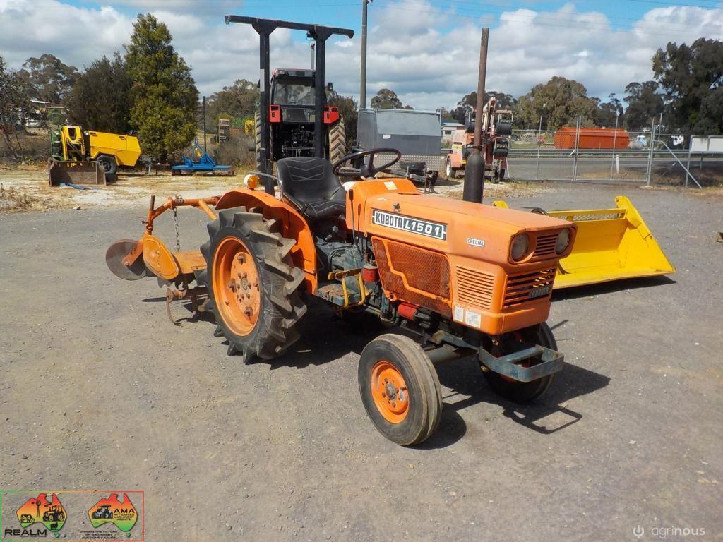 Kubota L1501 Tractor & 4 ft Rotary Hoe - photo 2