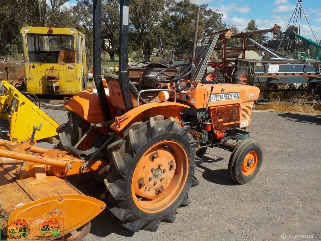 Kubota L1501 Tractor & 4 ft Rotary Hoe - photo 3