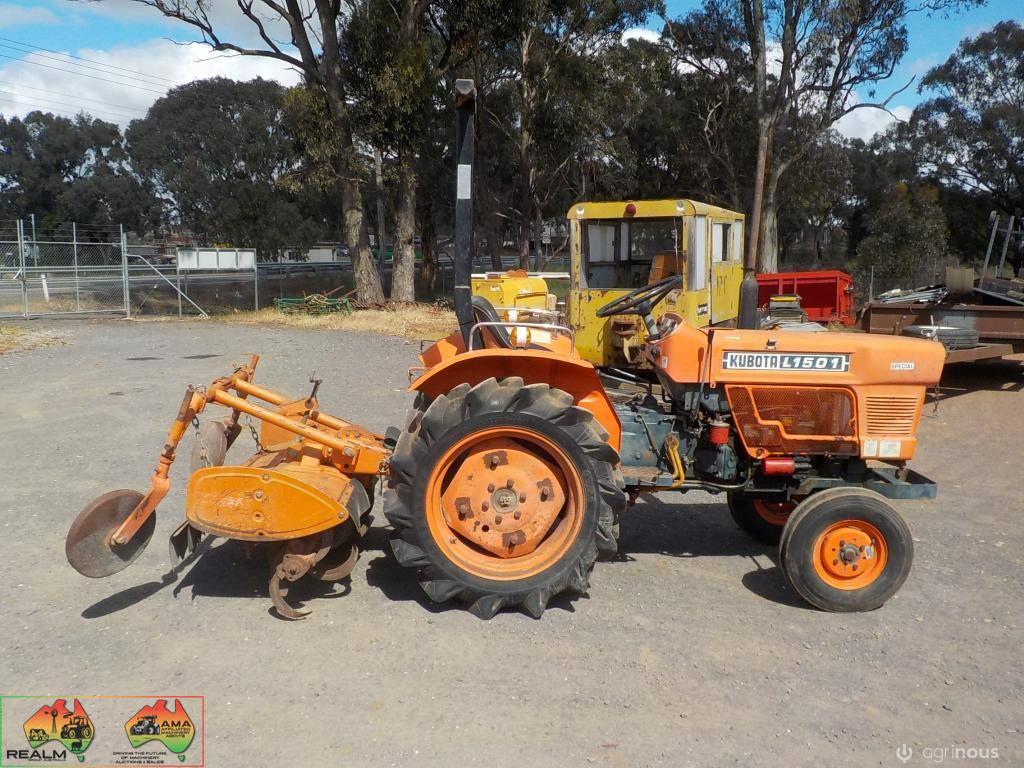 Kubota L1501 Tractor & 4 ft Rotary Hoe - photo 4