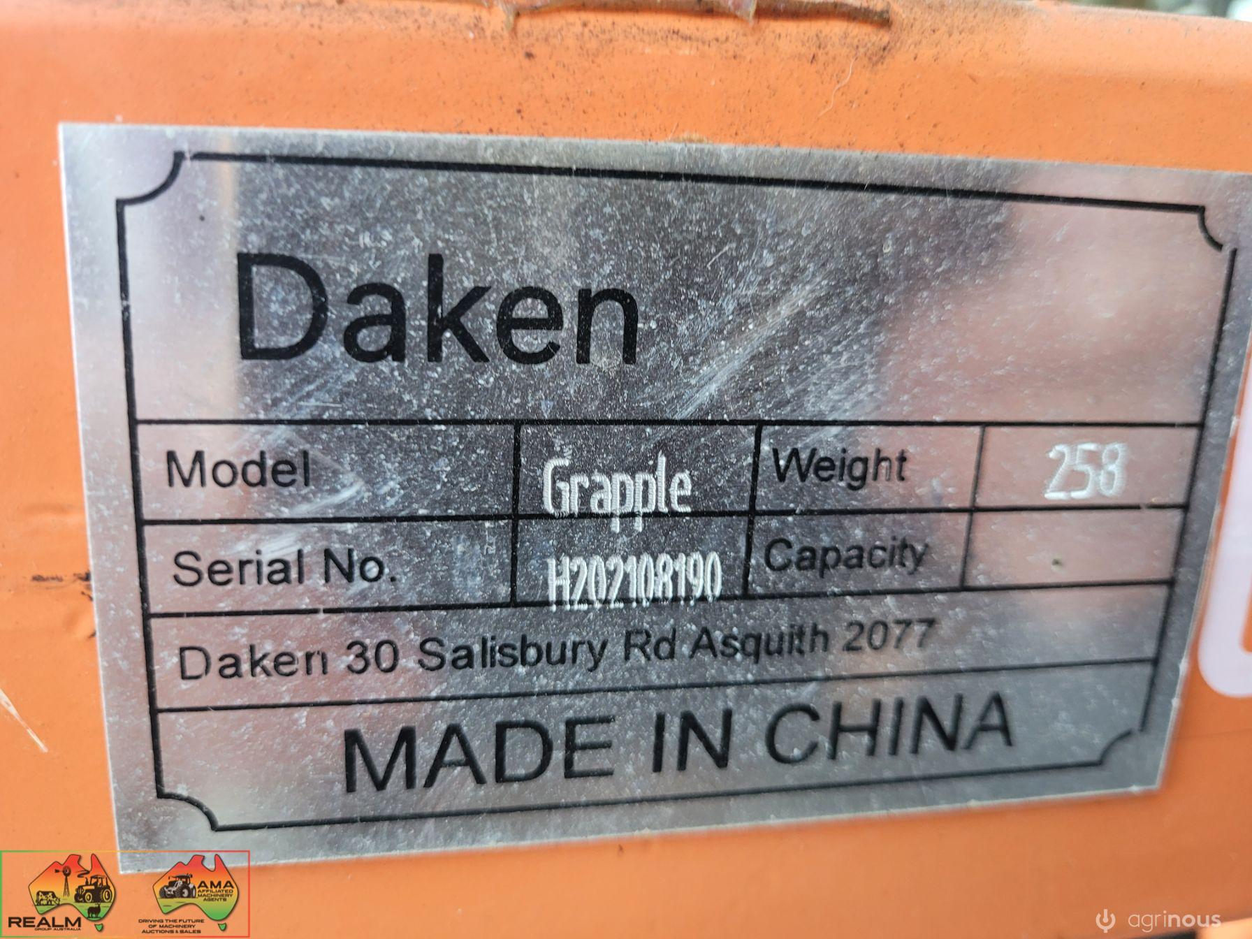 Daken Fork Grapple, with Euro Hitch (New) - photo 5