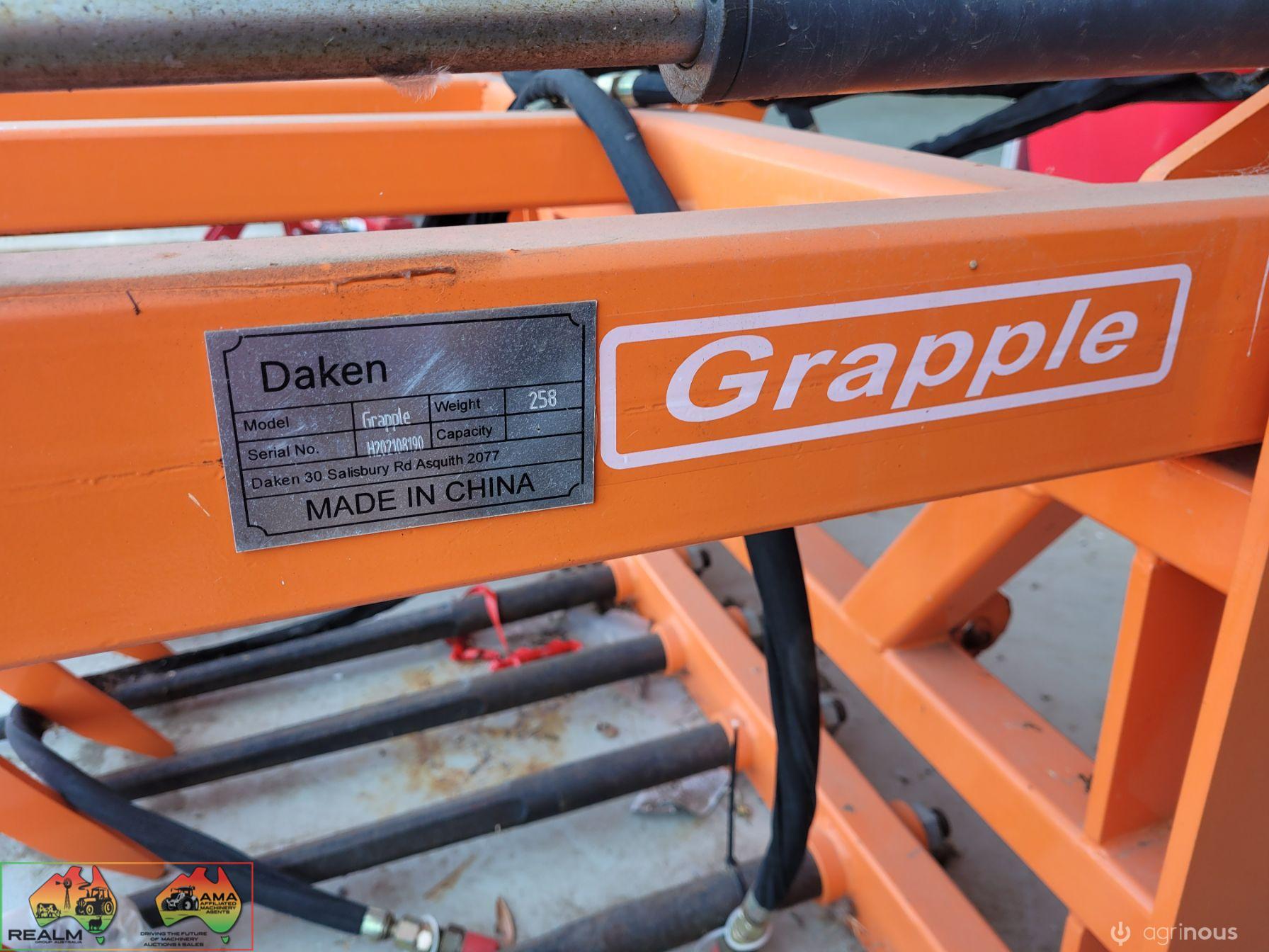 Daken Fork Grapple, with Euro Hitch (New) - photo 4