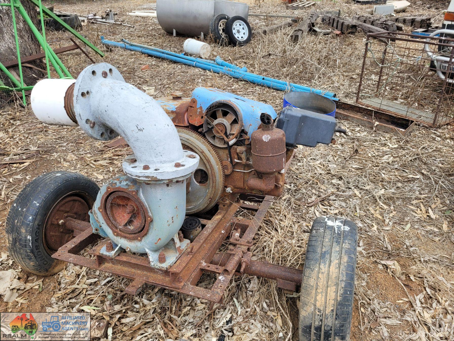 6" Centrifugal Pump with 13.2Hp Diesel Engine on Wheels
