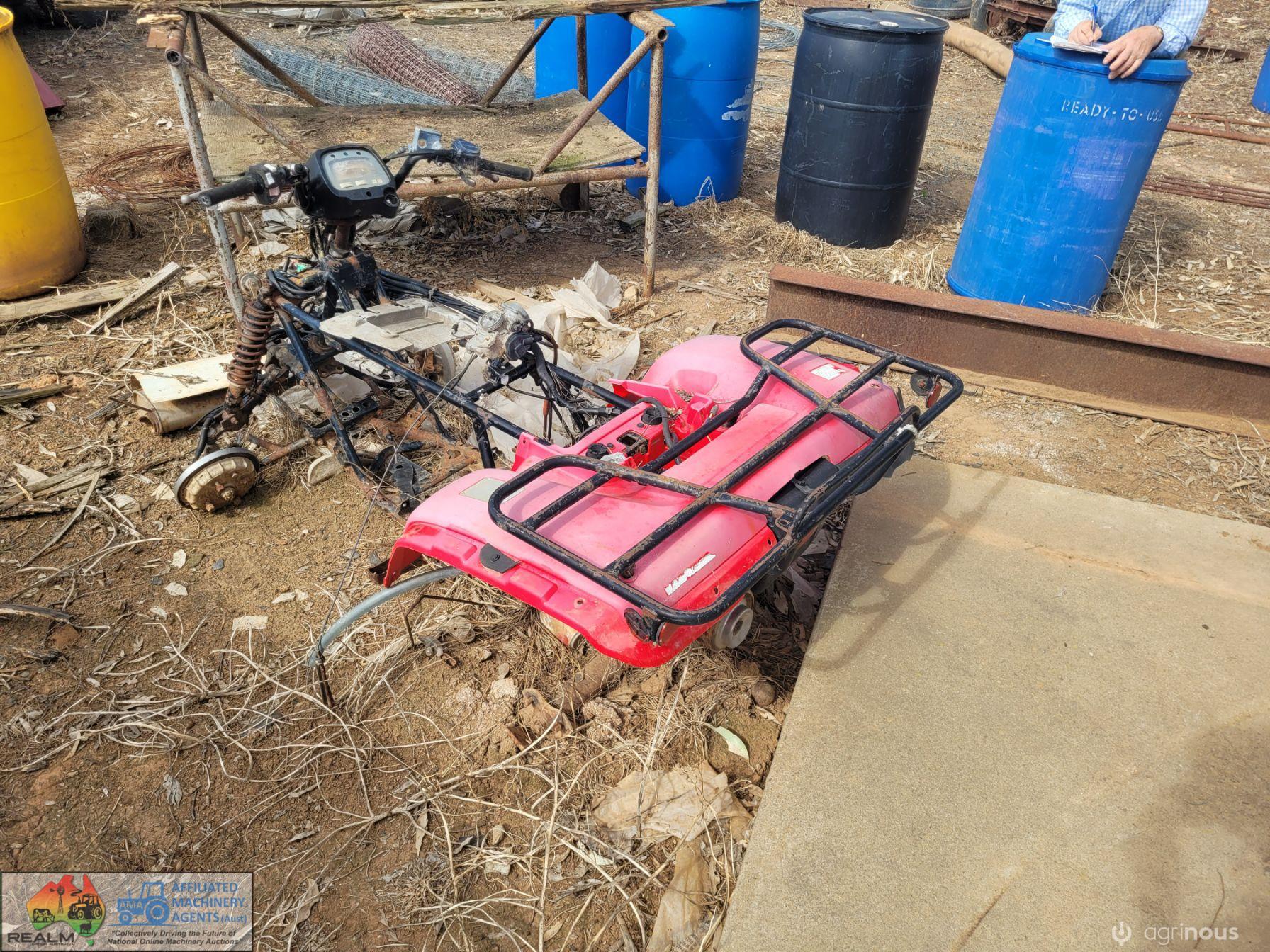Honda 350 Four-Trax Quad Bike Frame - photo 4