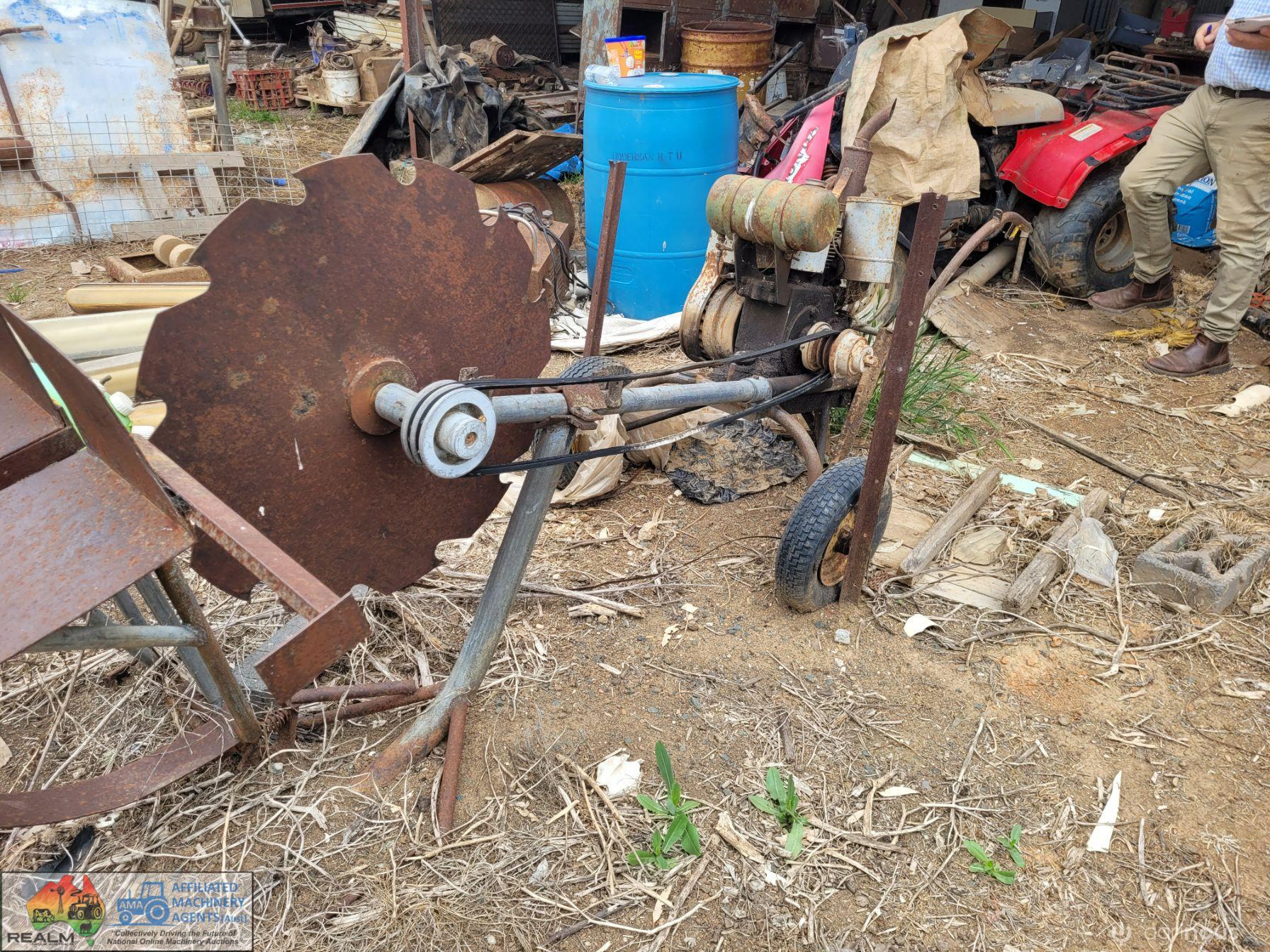 Swing Saw with J.A.P. Engine