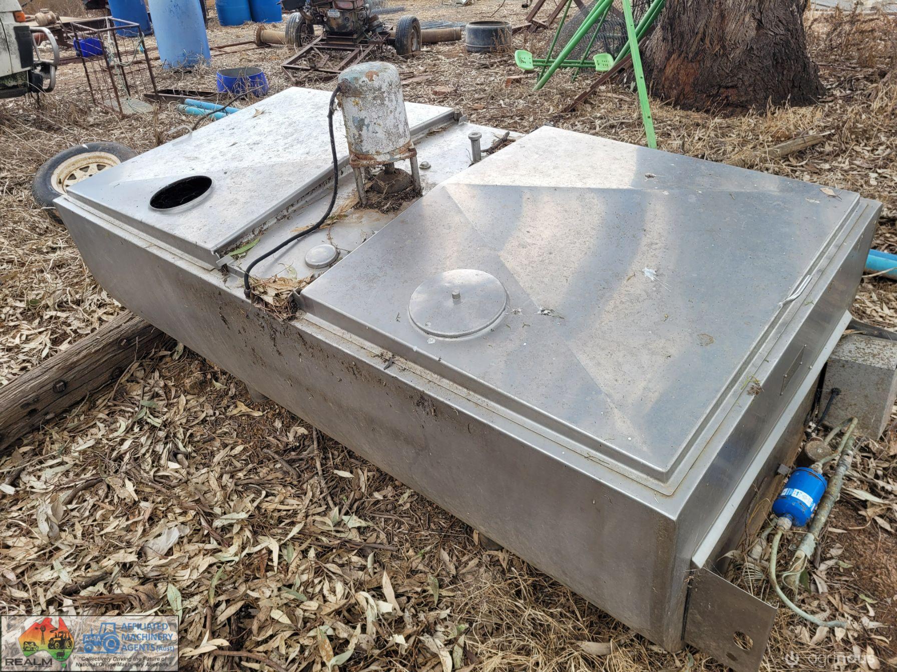 1,200 Ltr S/steel Milk Vat - photo 3