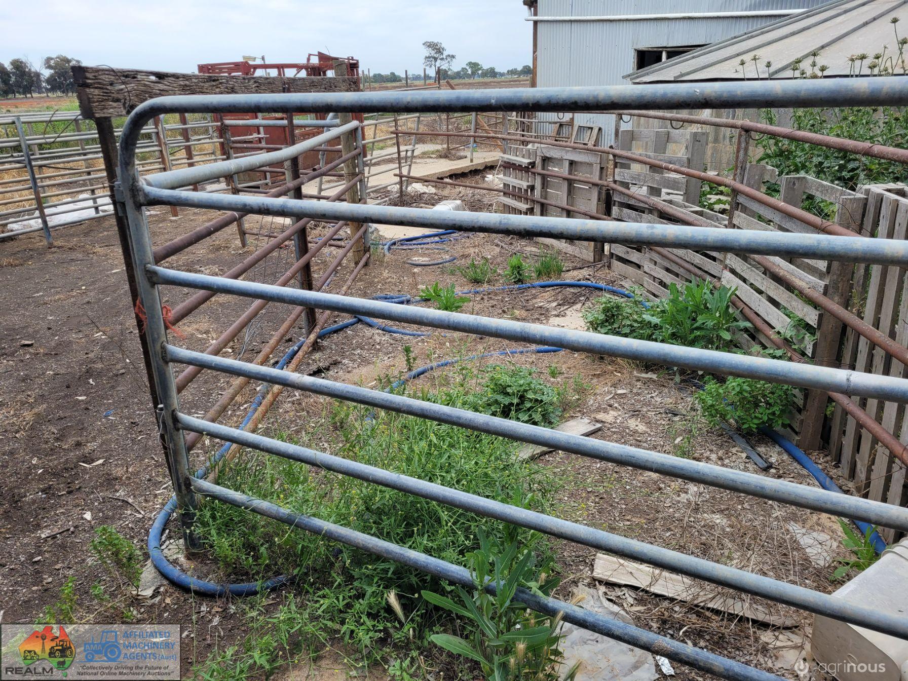 2.4m Self Latching Cattle Yard Gate (40mm Pipe) - photo 5