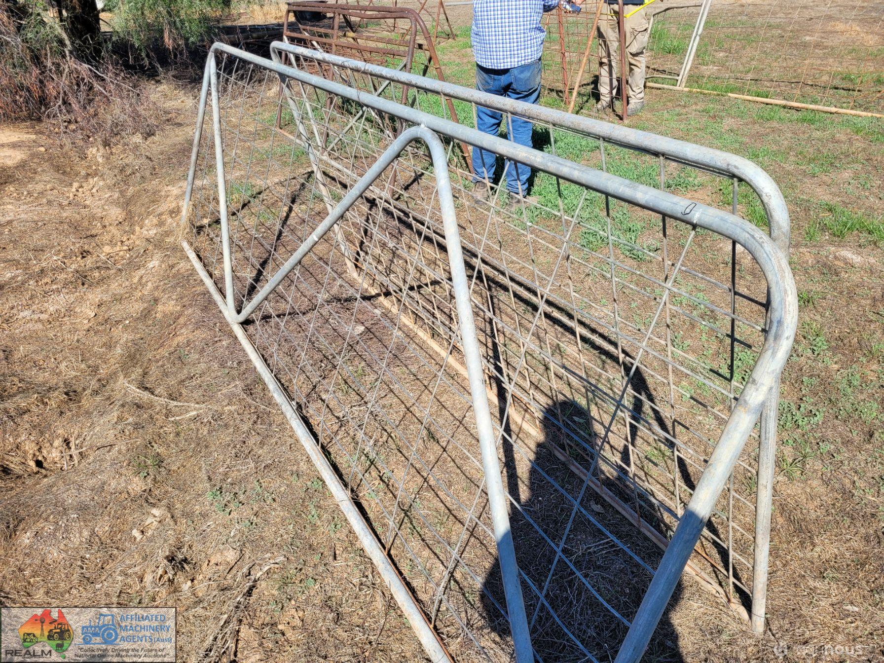 2x Weldmesh Farm Gates "D" (8ft & 12ft)