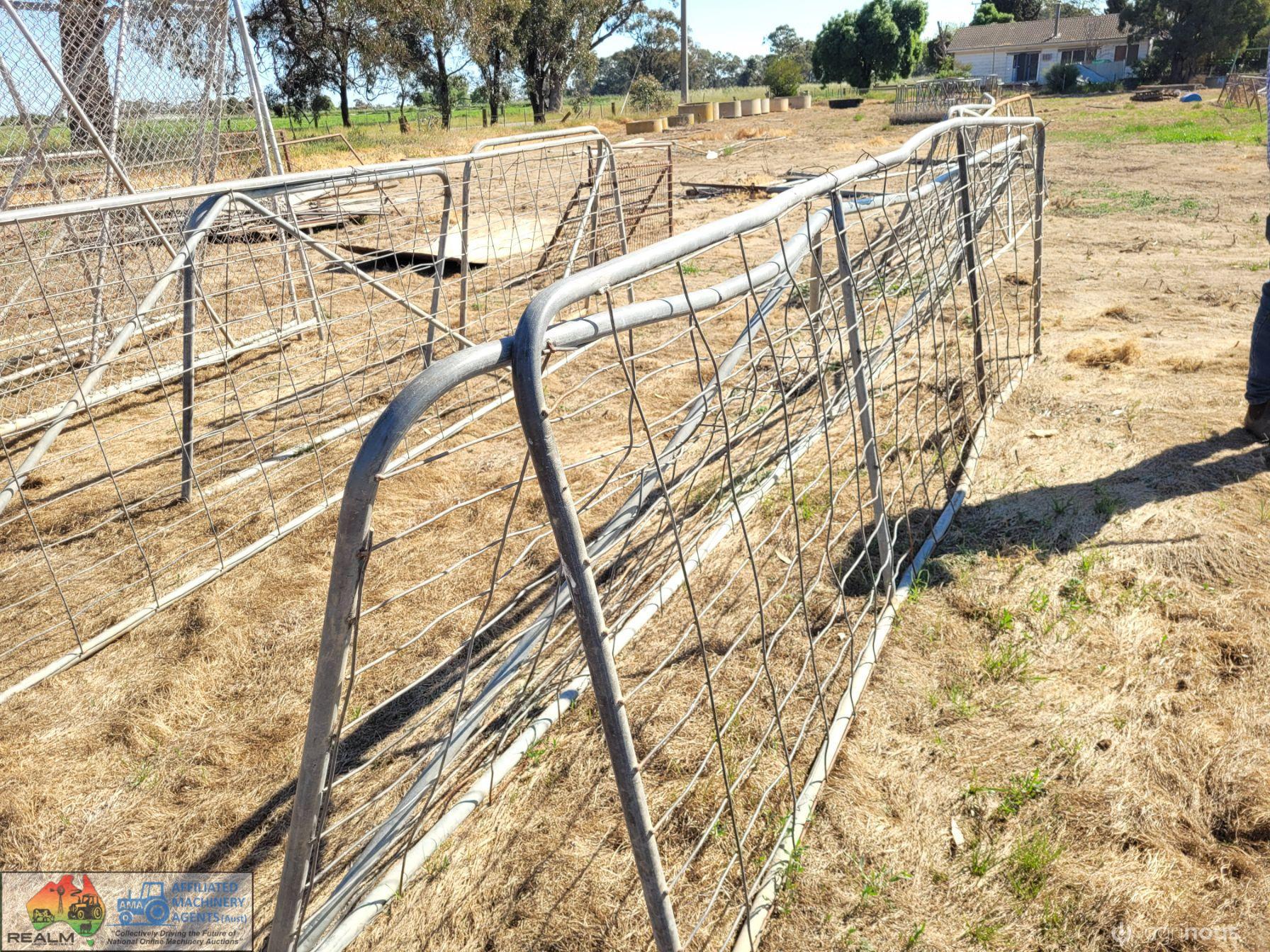 2x Weldmesh Farm Gates "M" (14ft & 15ft)