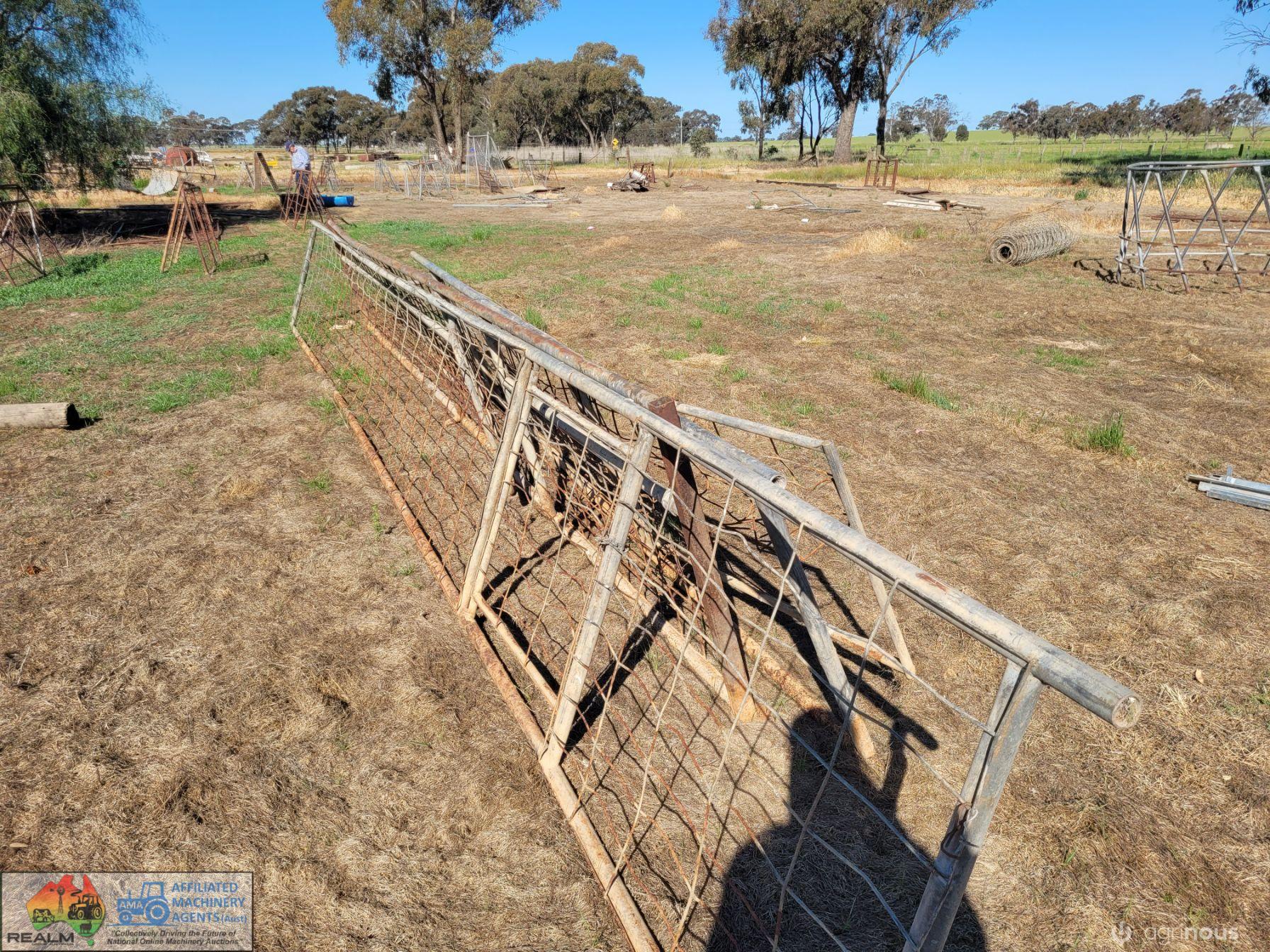 3x Weldmesh Yard Panels (5m, 6m & 8m)