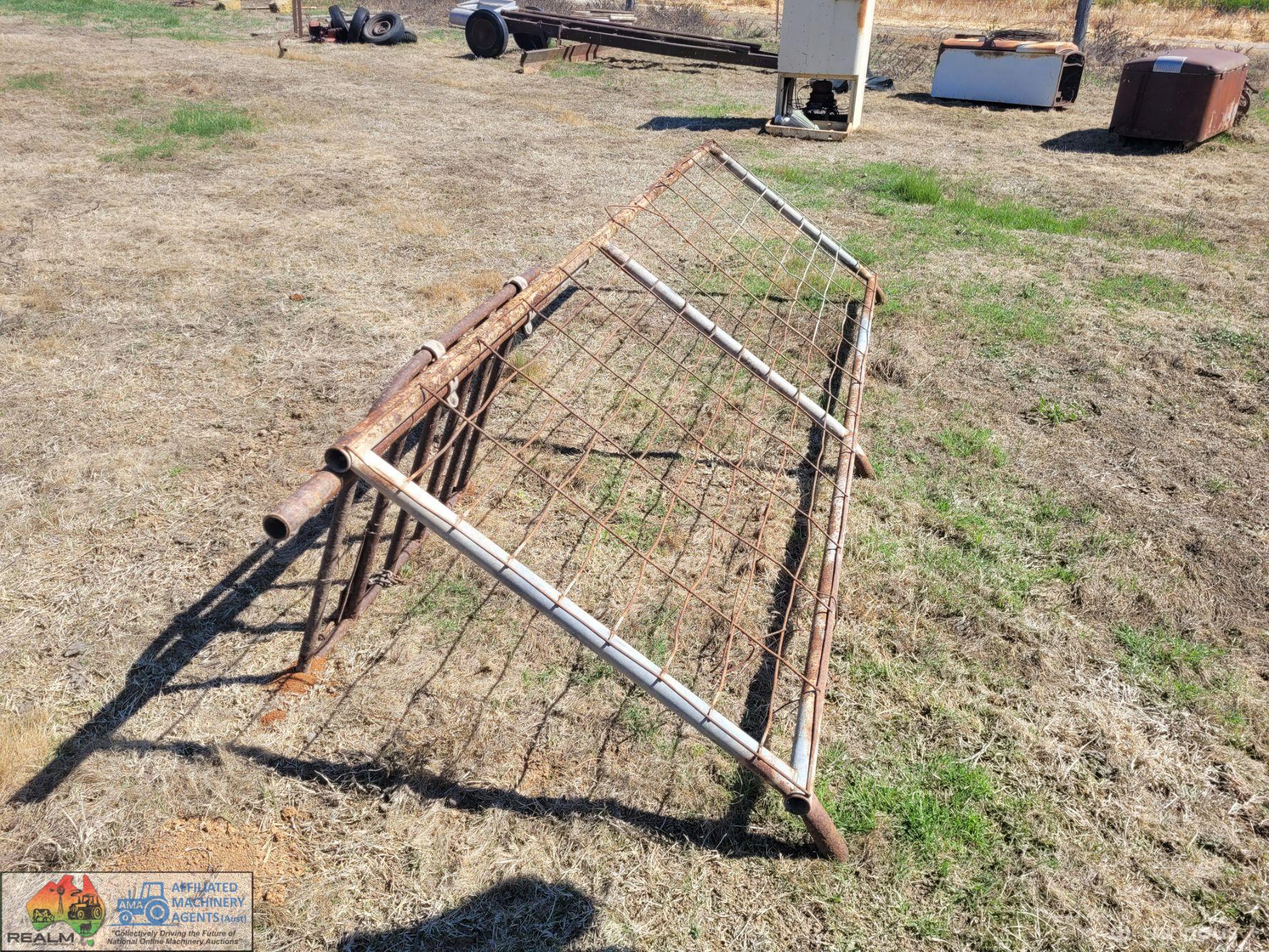 10ft Weldmesh Gate & Yard/Man gate