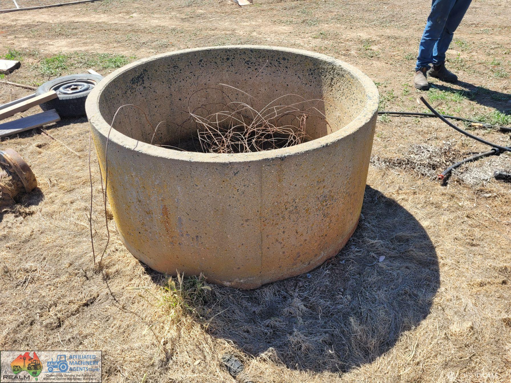 Concrete Water Trough (A) ~ 4'6" with Ball Valve - photo 2