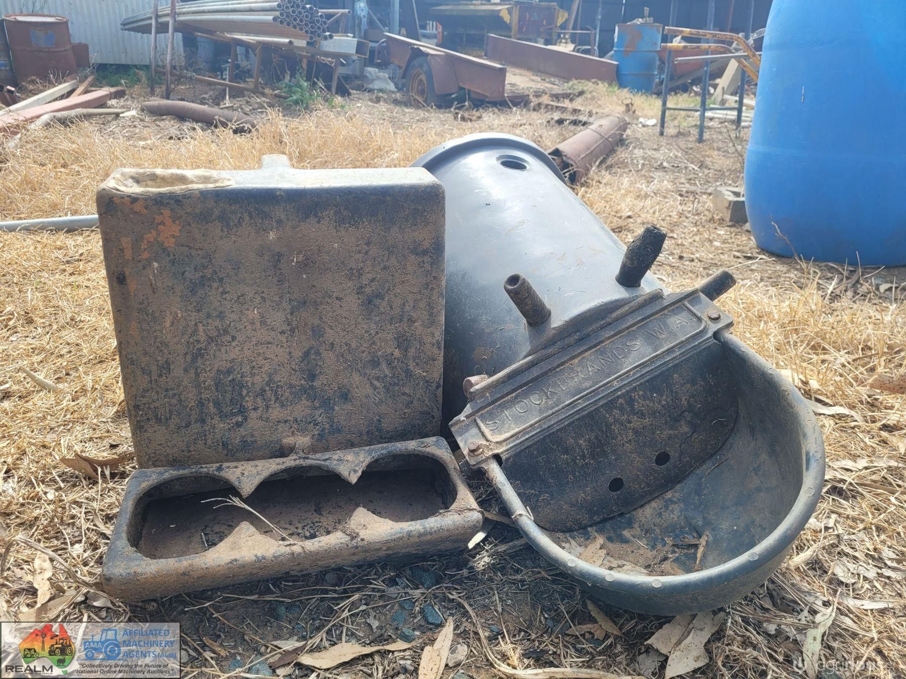 3 Station Pig Drinker, 5 Teat Milk Feeder & Stockbrands Drinker