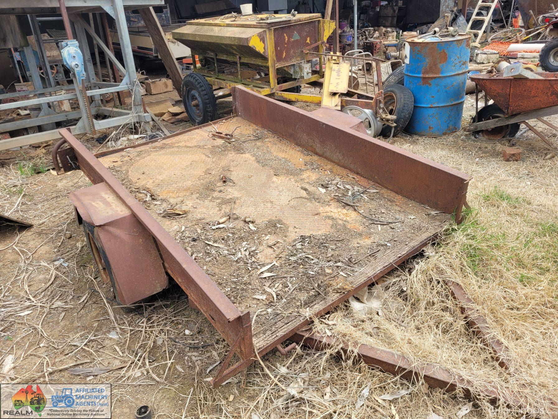6x4 Trailer with Checker Plate Floor