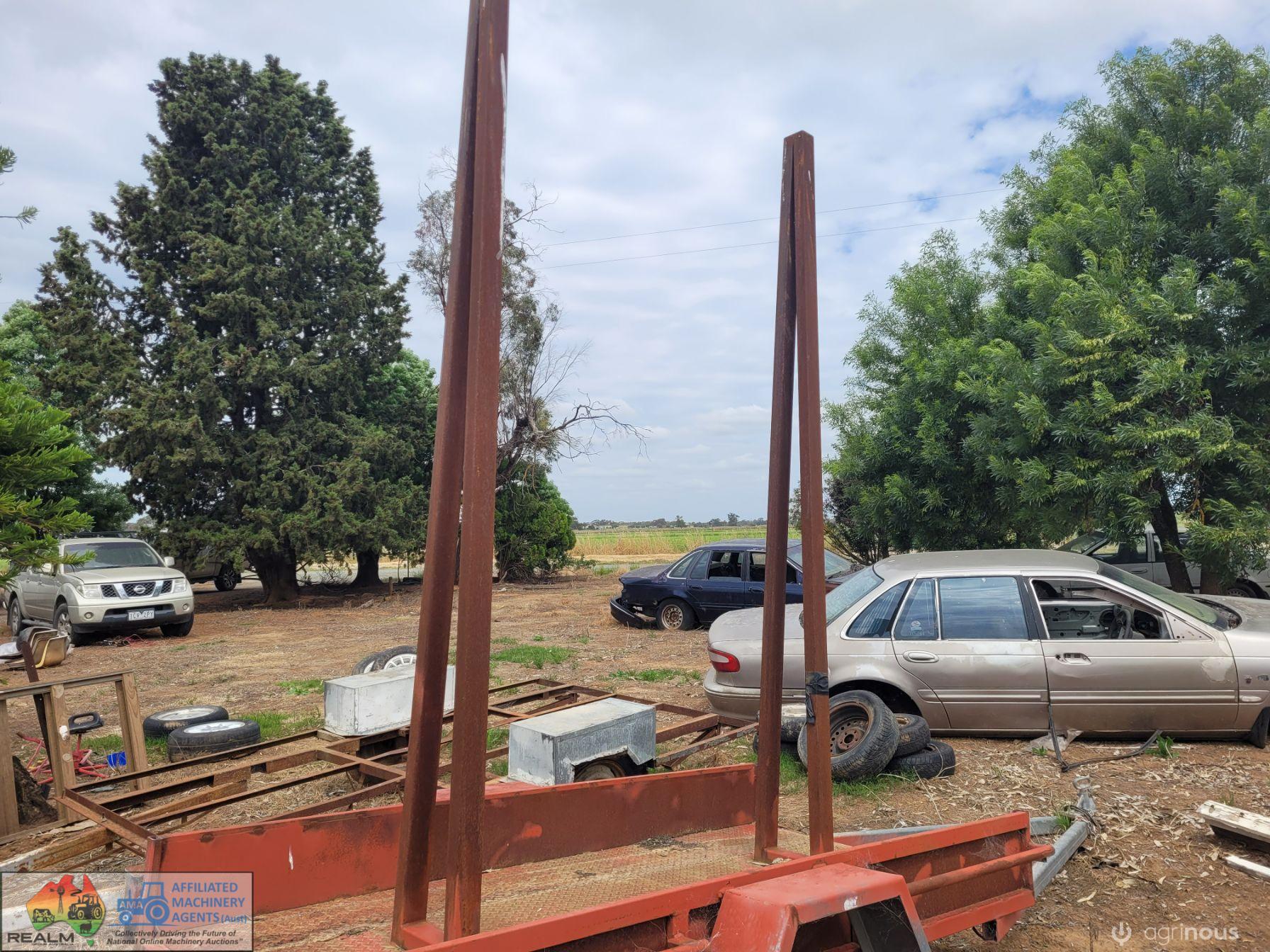 Steel Frame Box Trailer (8ft x 4ft) with A-frame Cradle - photo 5
