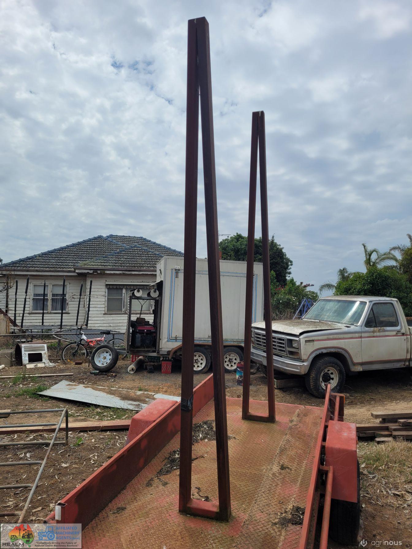 Steel Frame Box Trailer (8ft x 4ft) with A-frame Cradle - photo 4