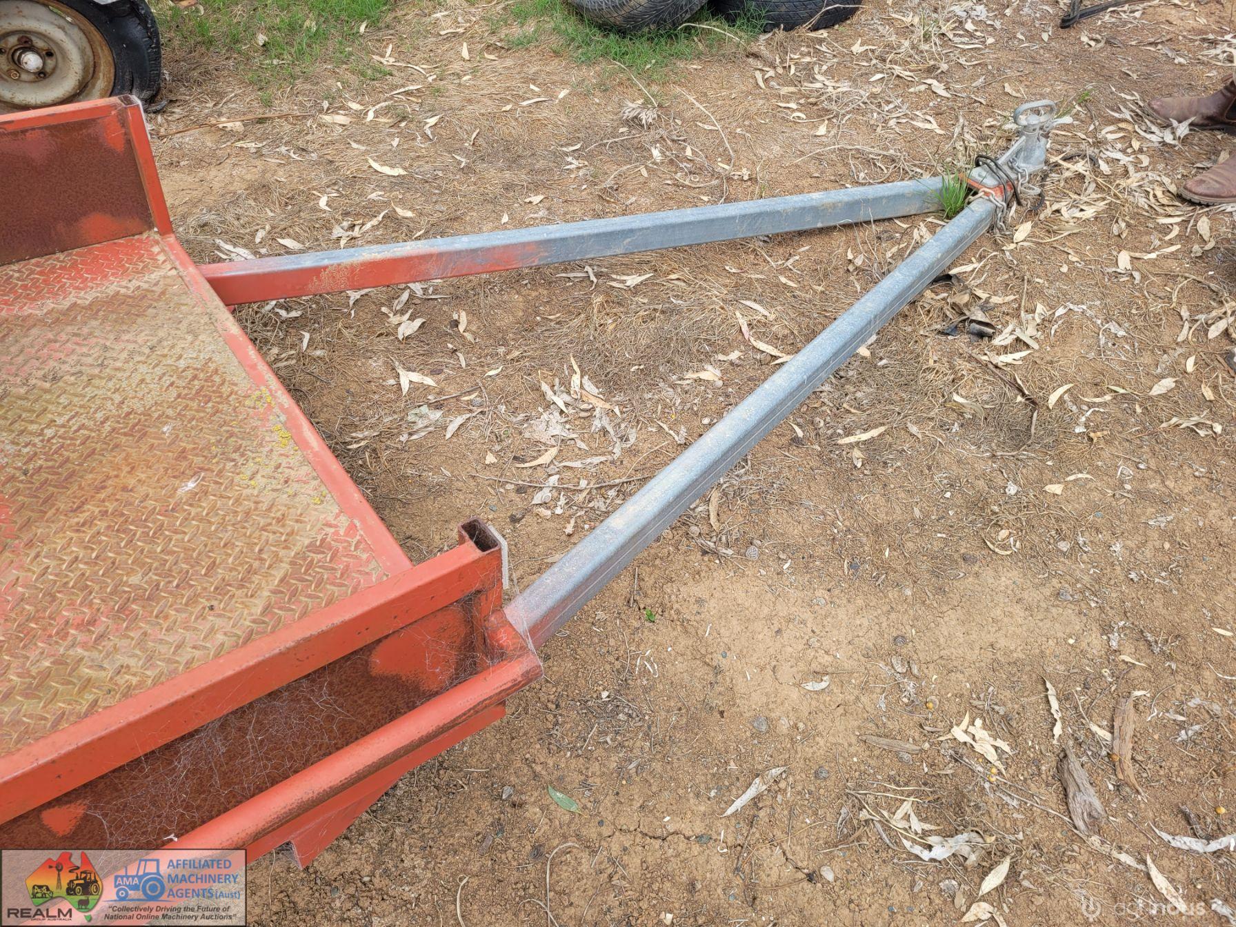 Steel Frame Box Trailer (8ft x 4ft) with A-frame Cradle - photo 6