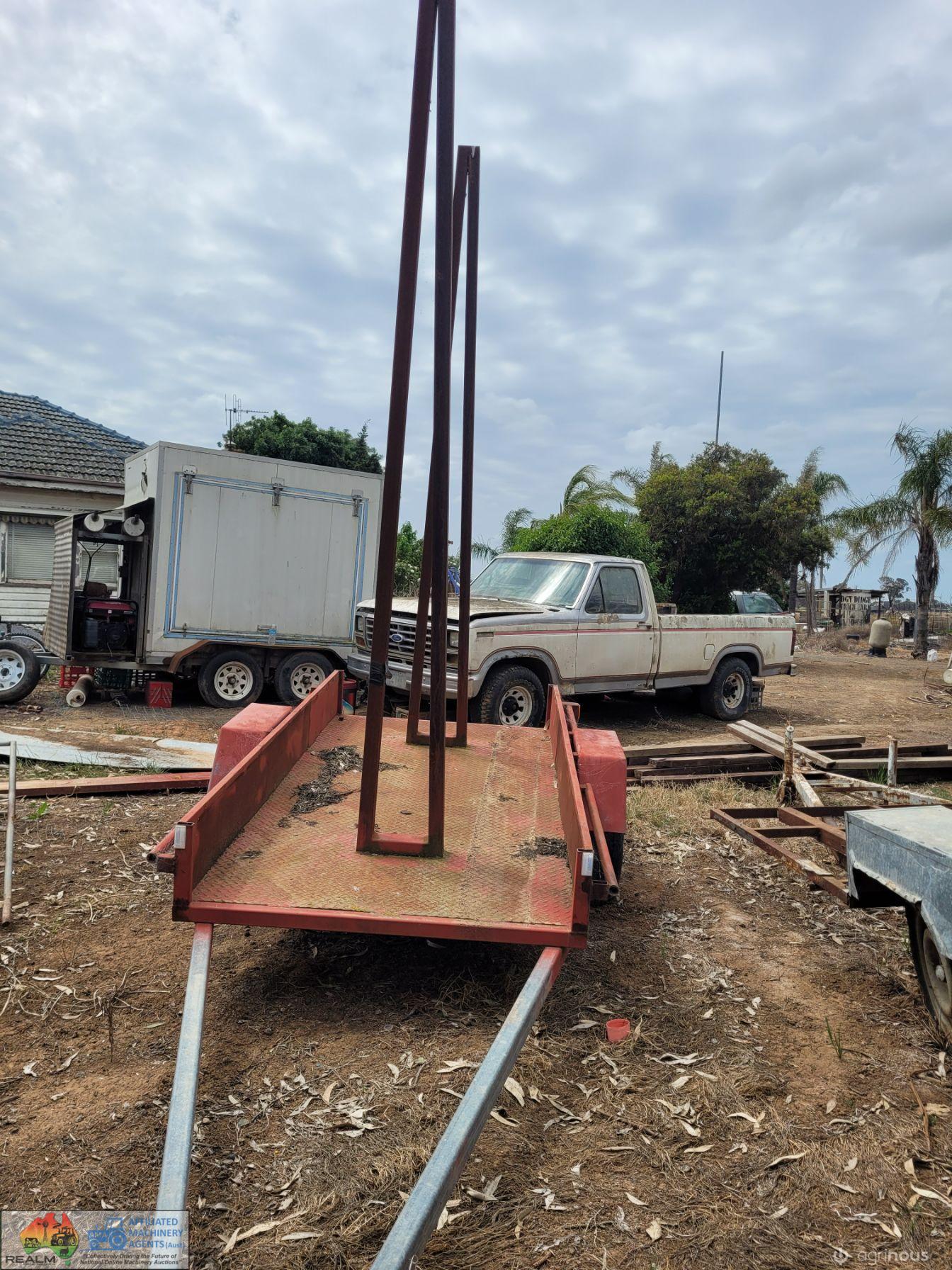 Steel Frame Box Trailer (8ft x 4ft) with A-frame Cradle - photo 2