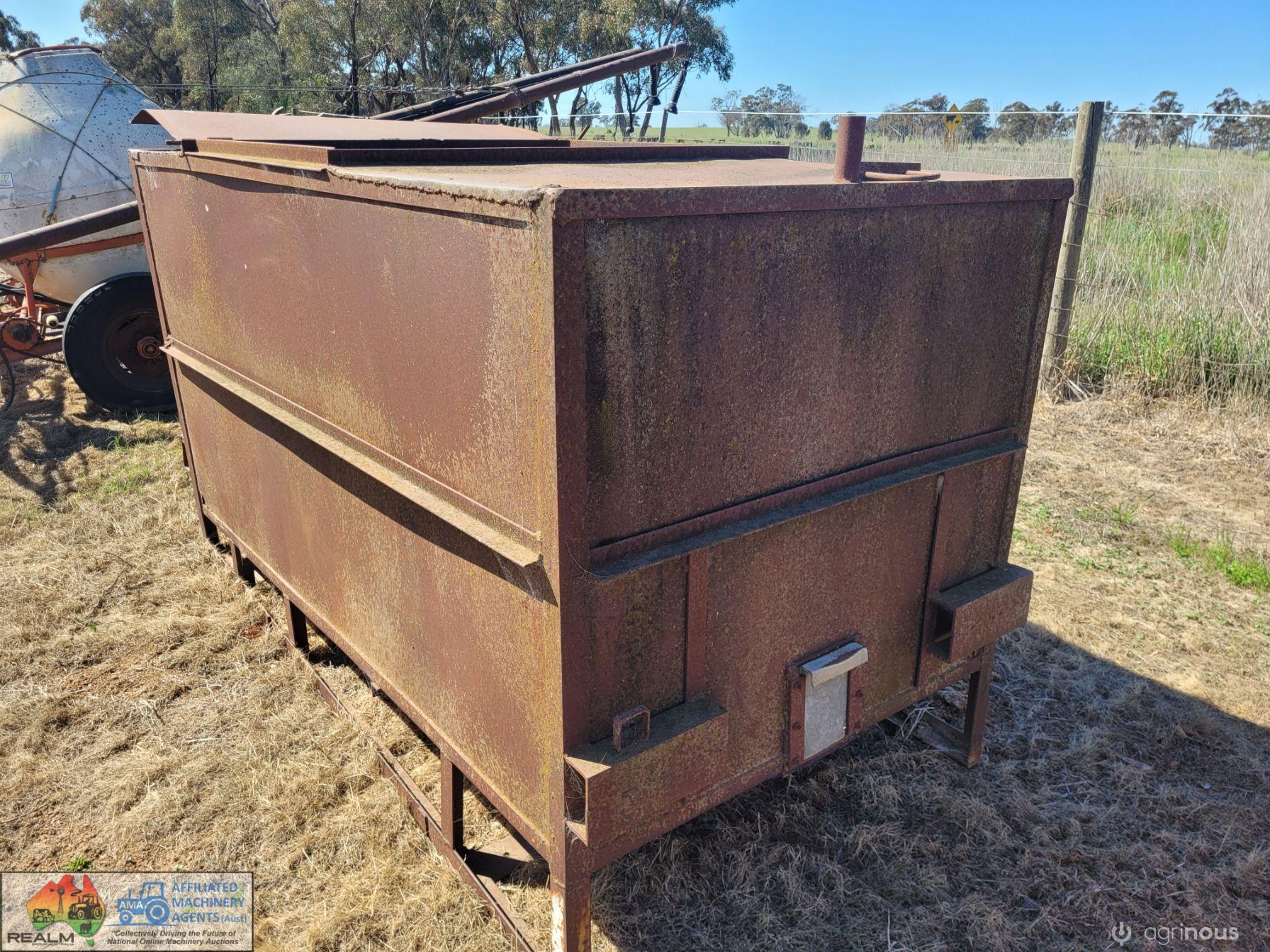 Square Grain Feed Bin