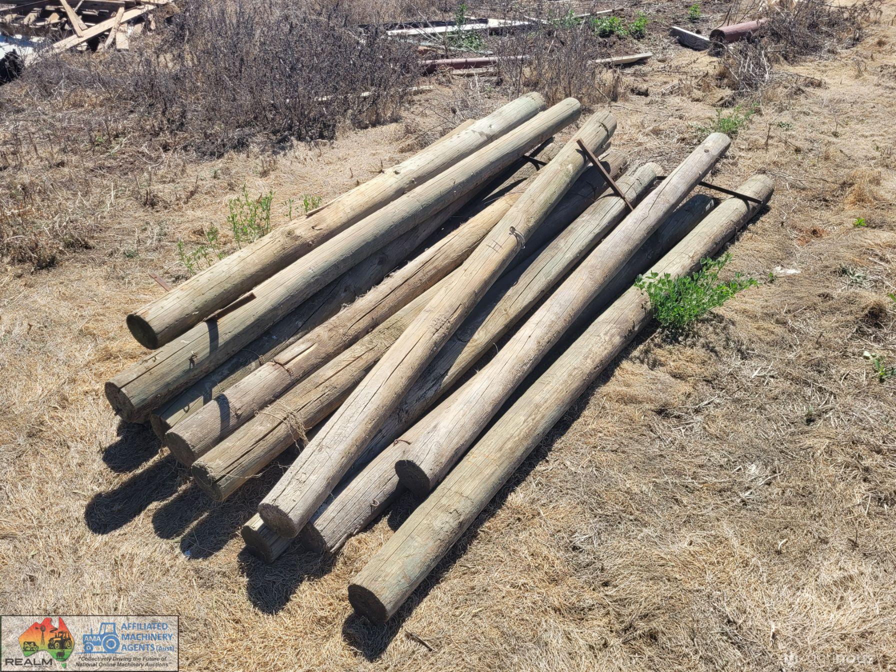 20x Pine Fence Posts "H" - photo 2