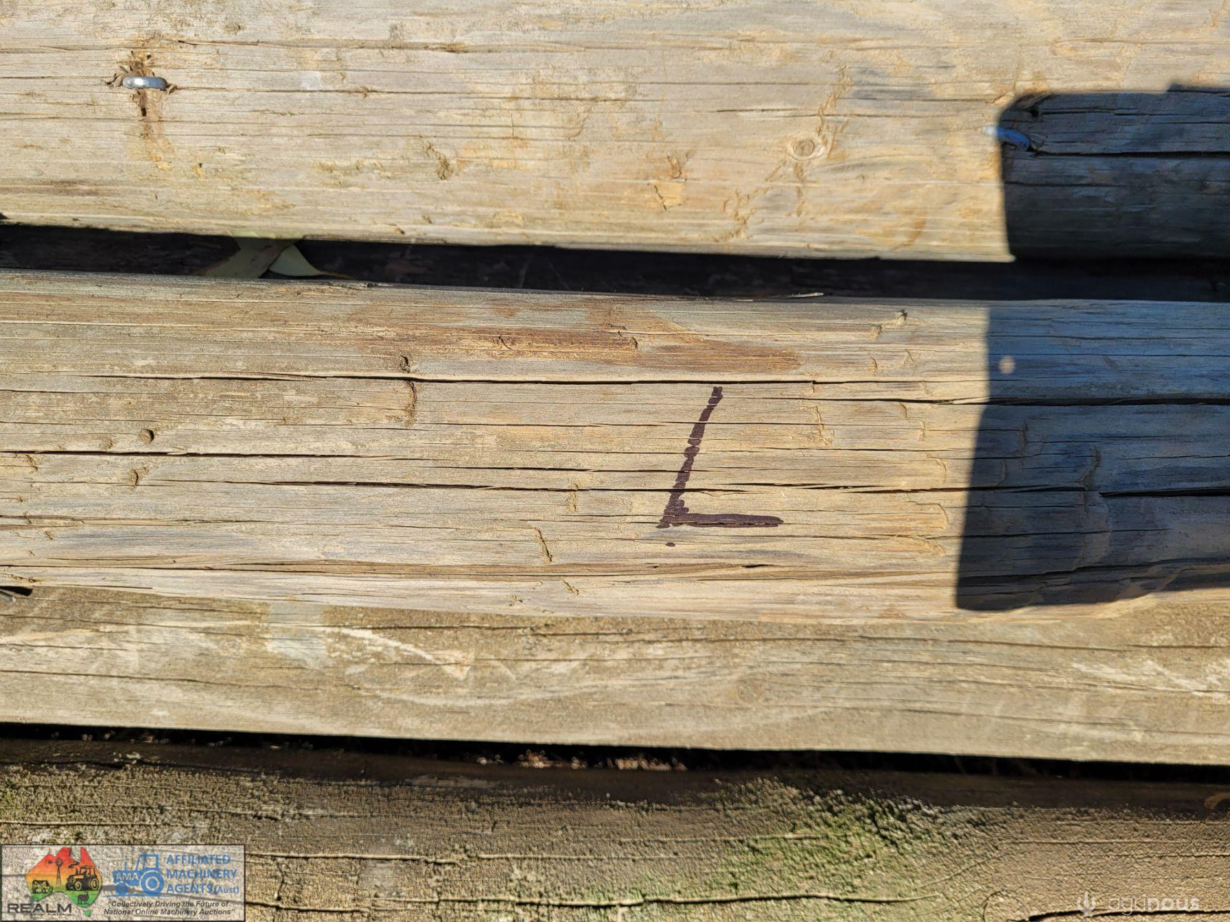 23x Pine Fence Posts "L" - photo 5