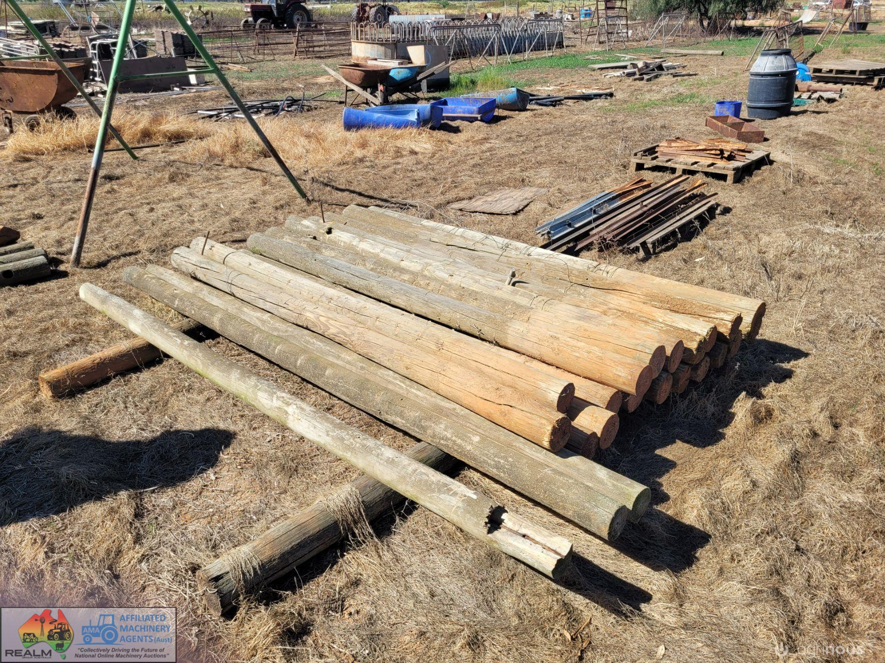 23x Pine Fence Posts "L" - photo 3