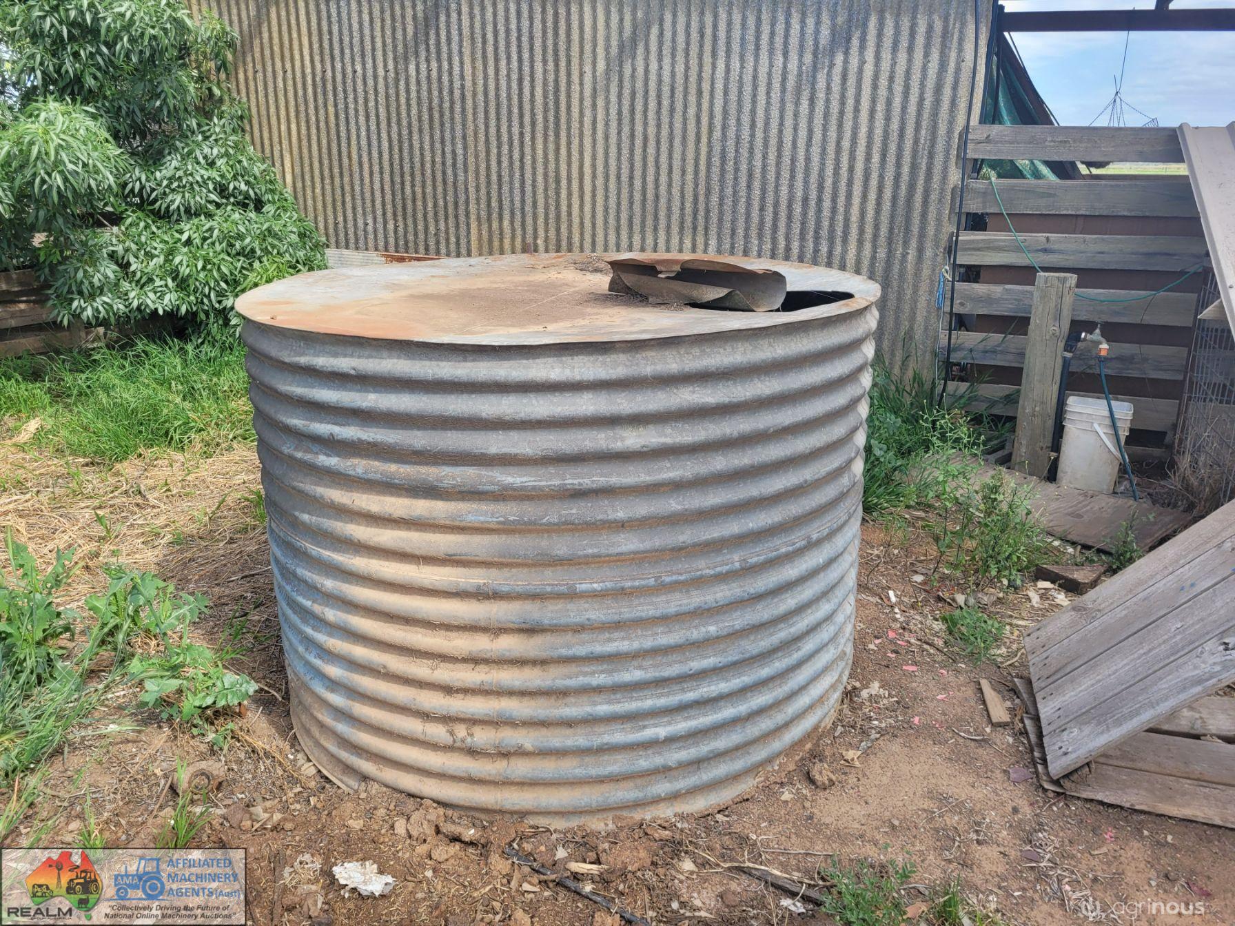 2,500 Ltr Galv. Rainwater Tank