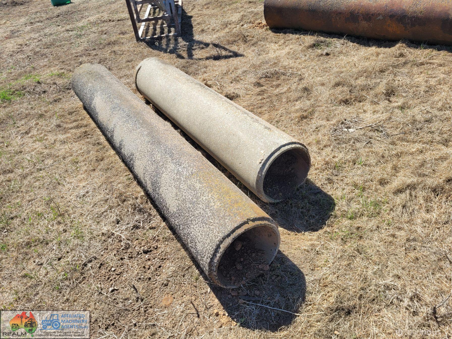 Assorted Concrete Irrigation Pipes - photo 8